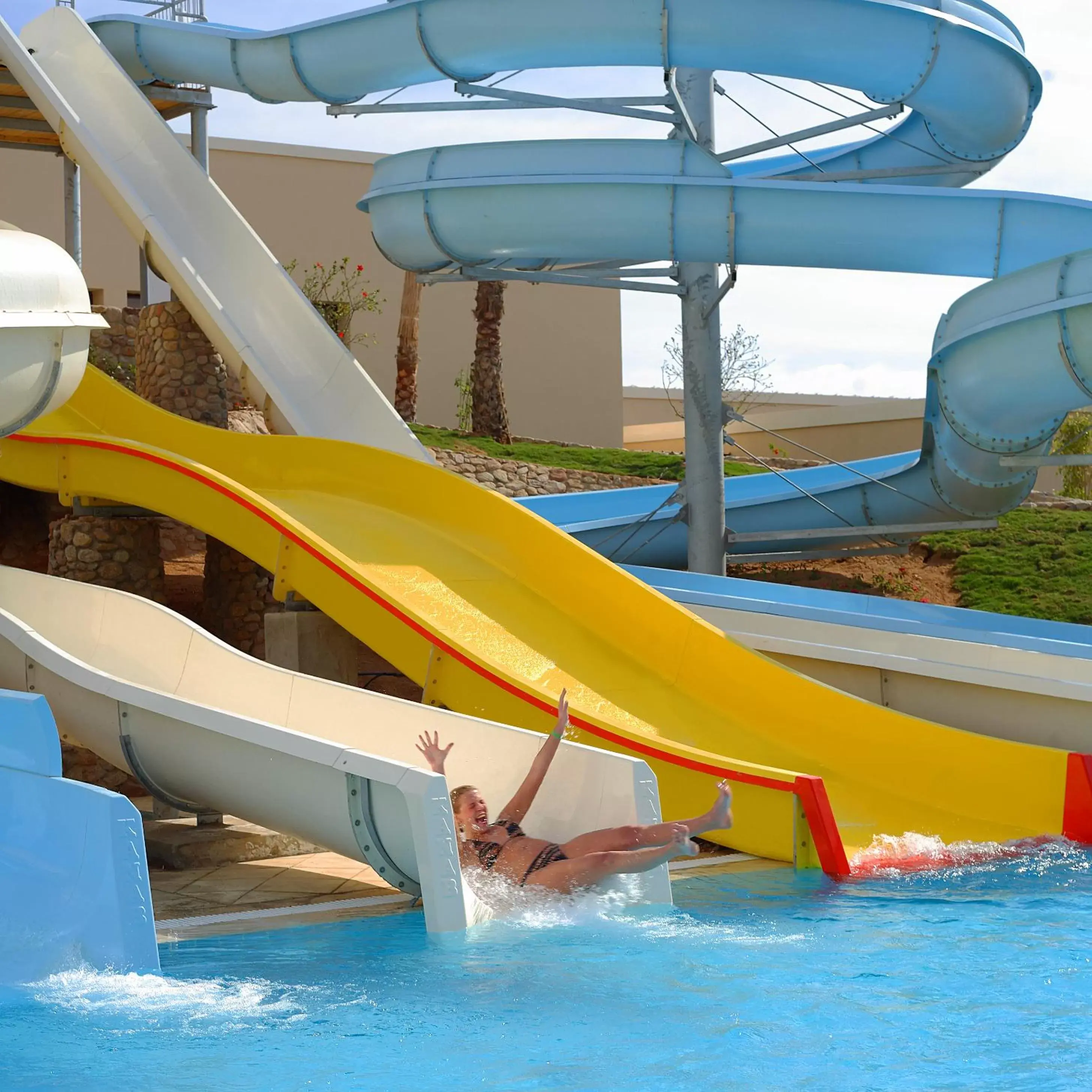 Aqua park, Water Park in Jaz Mirabel Resort