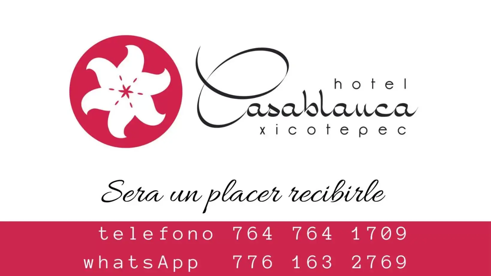 Property Logo/Sign in Hotel Casablanca Xicotepec