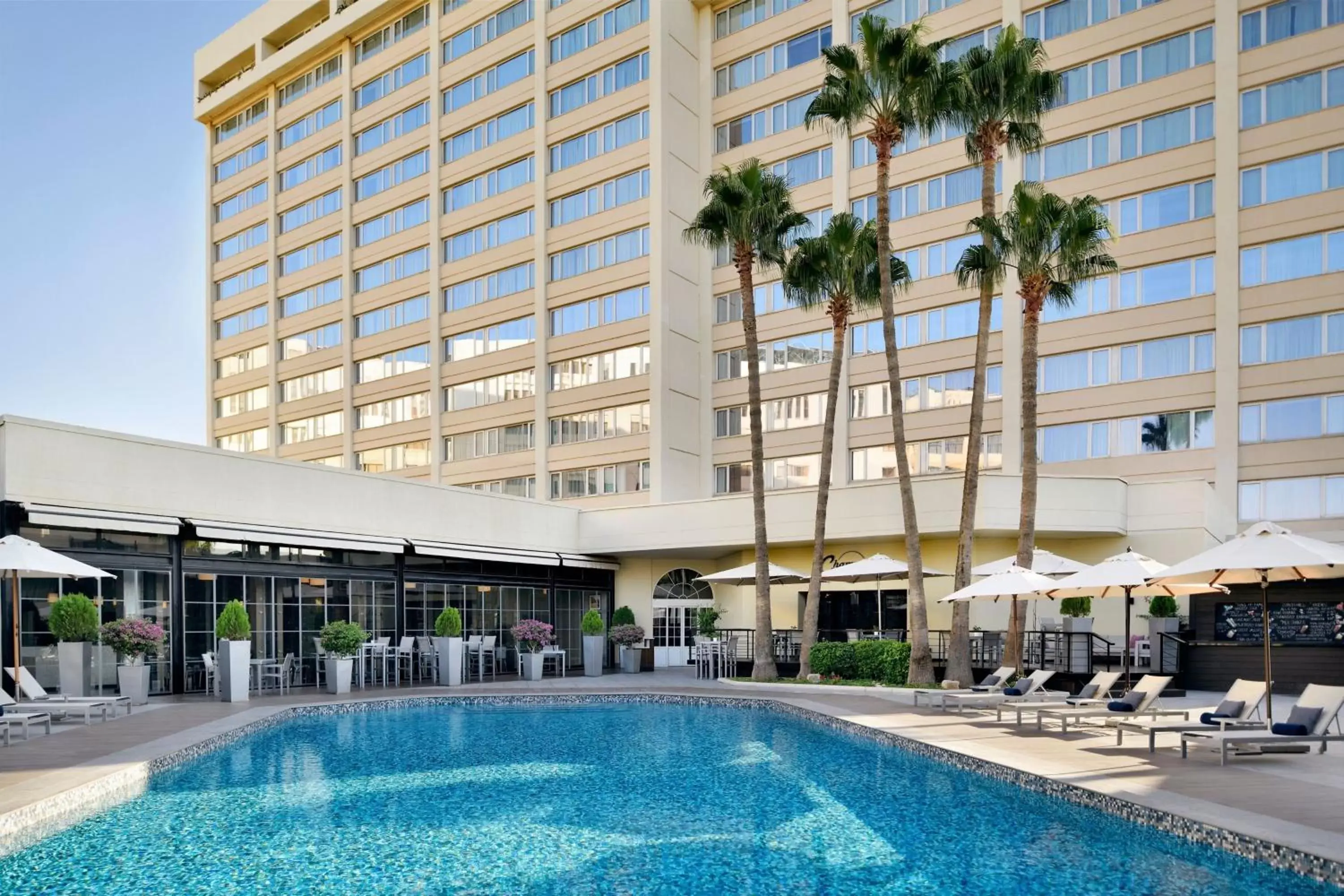 Swimming Pool in Amman Marriott Hotel