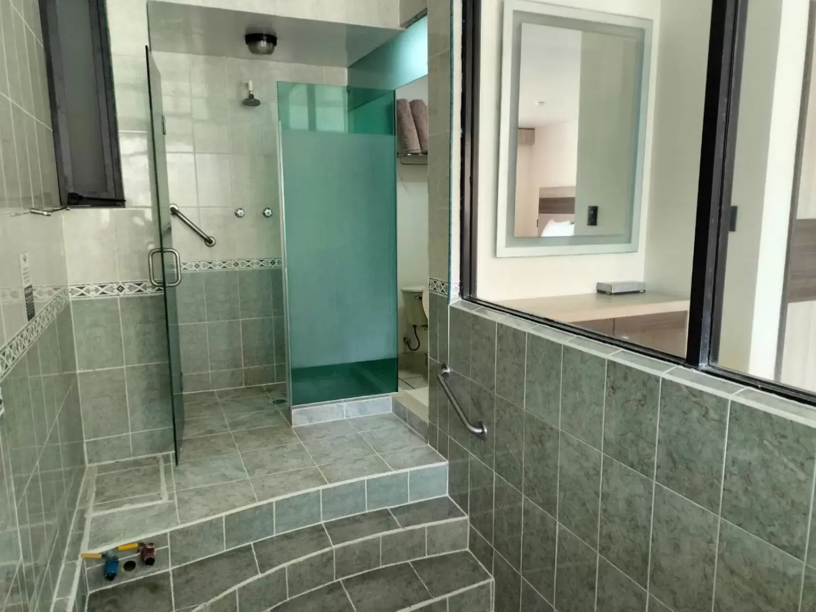 Bathroom in Hotel y Aguas Termales de Chignahuapan