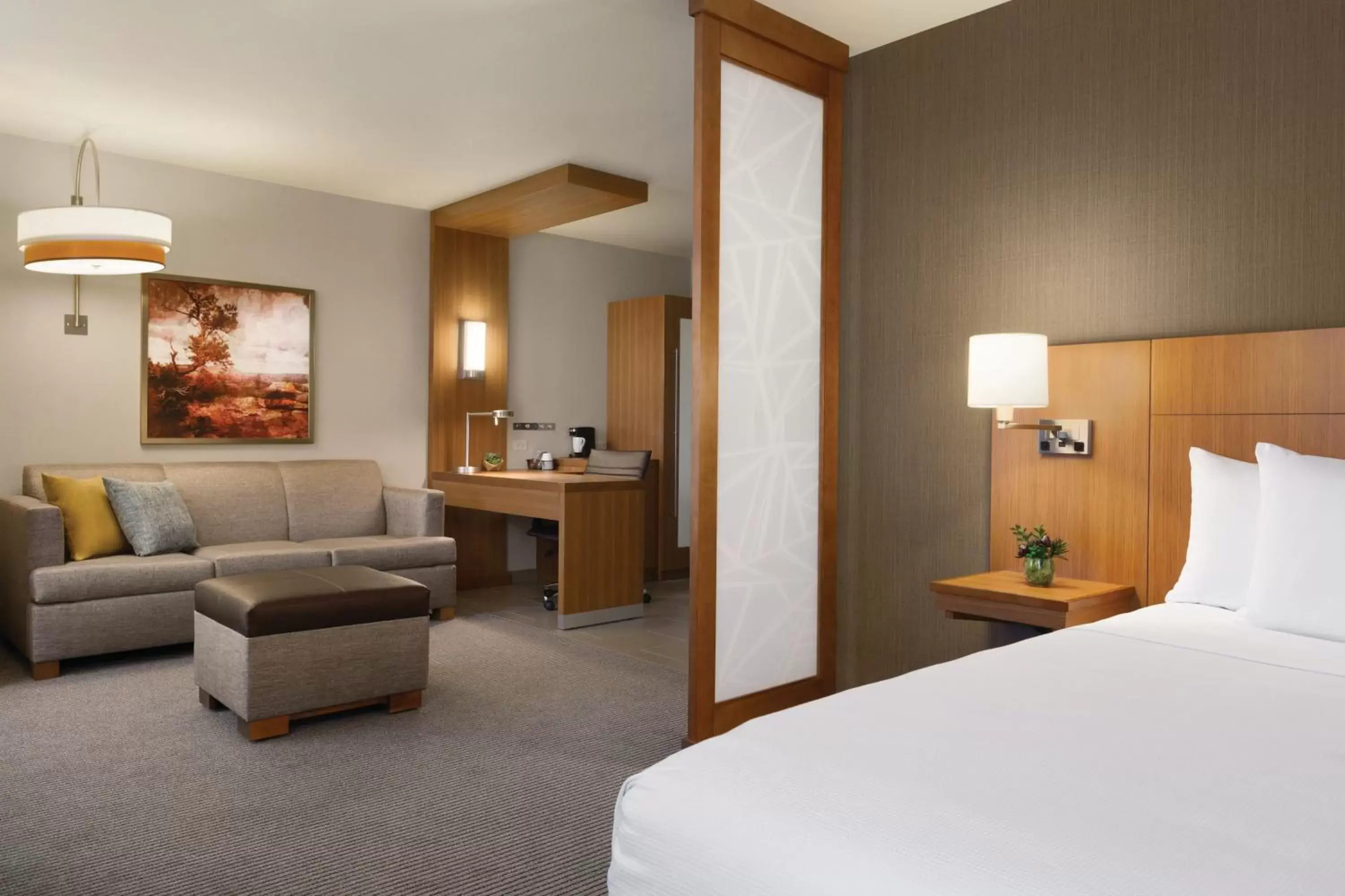 Living room, Bed in Hyatt Place Page Lake Powell Living room, Bed in Hyatt Place Page Lake Powell