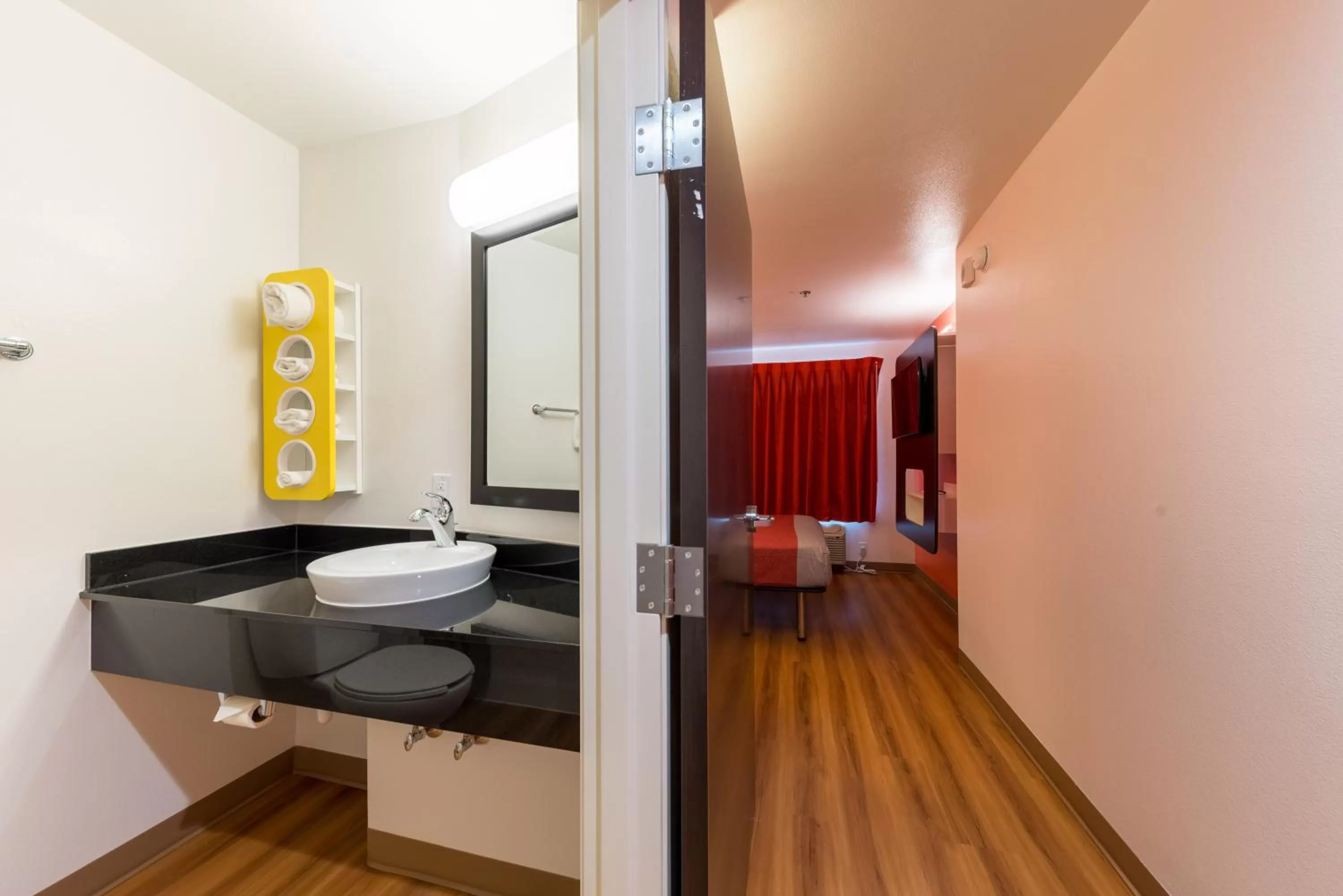 Bathroom in Motel 6 Fort Worth, TX - North - Saginaw