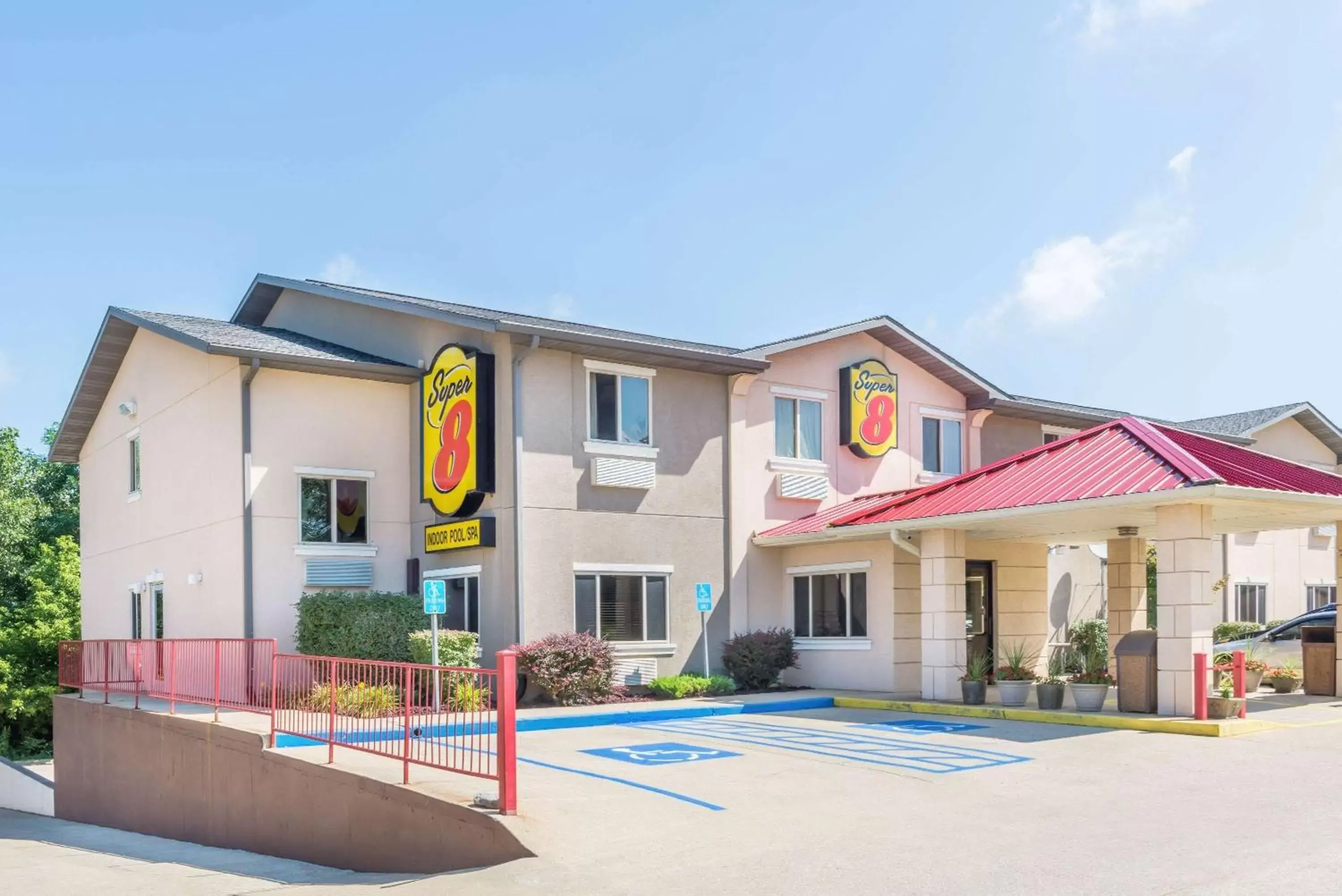Property Building in Super 8 by Wyndham Bloomington, Indiana