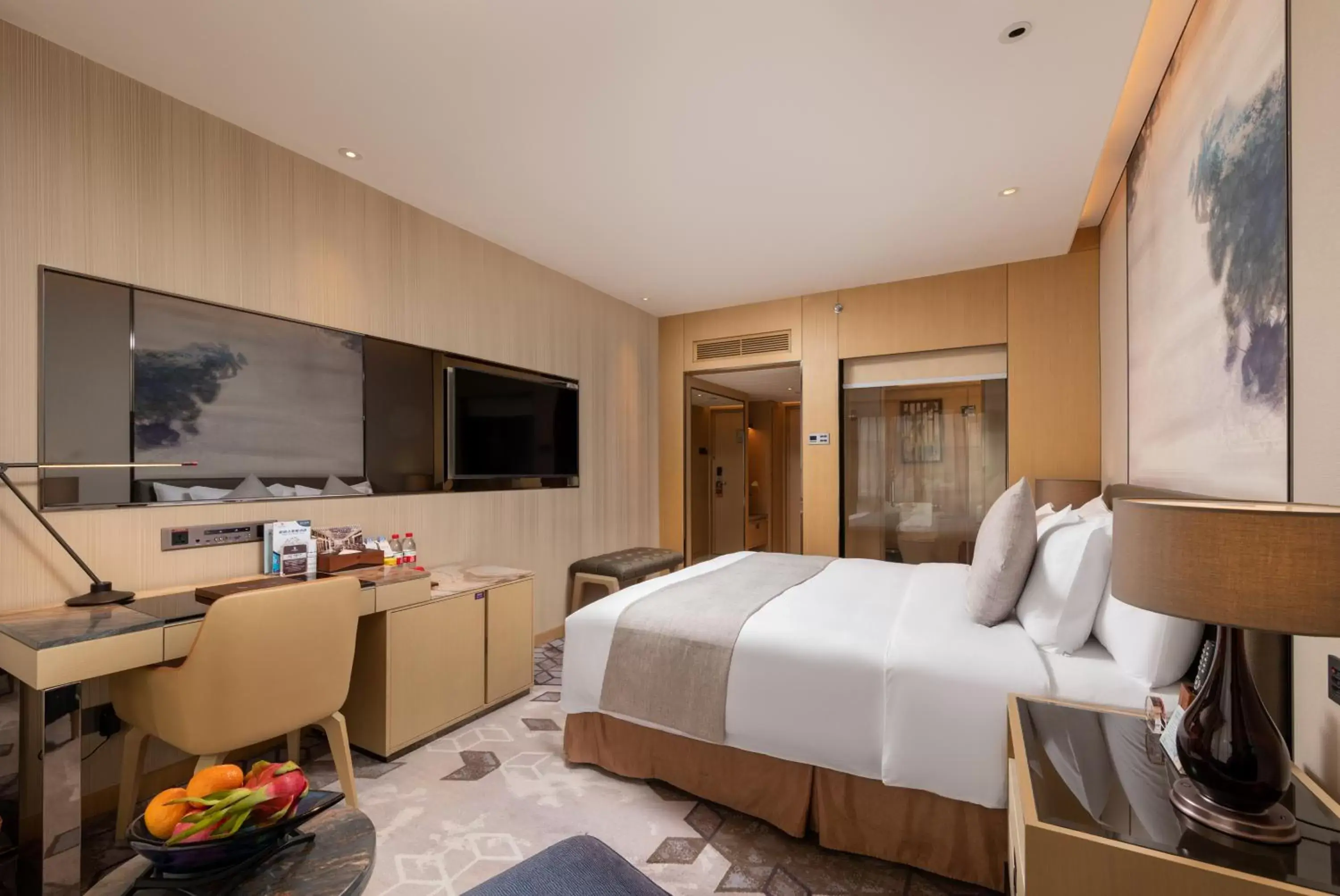 Bed in Zhuhai Longzhuda International Hotel Bed in Zhuhai Longzhuda International Hotel