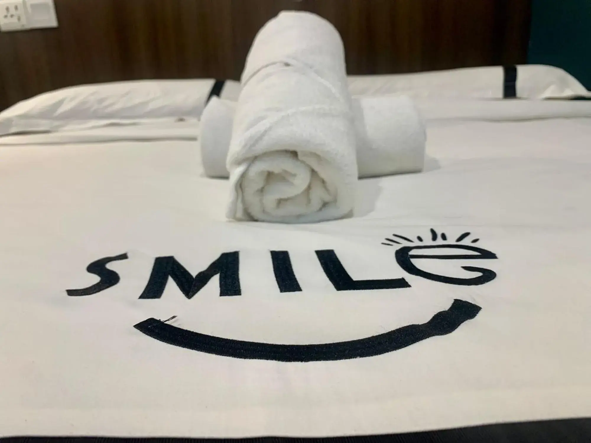 towels, Bed in Smile Hotel Subang USJ