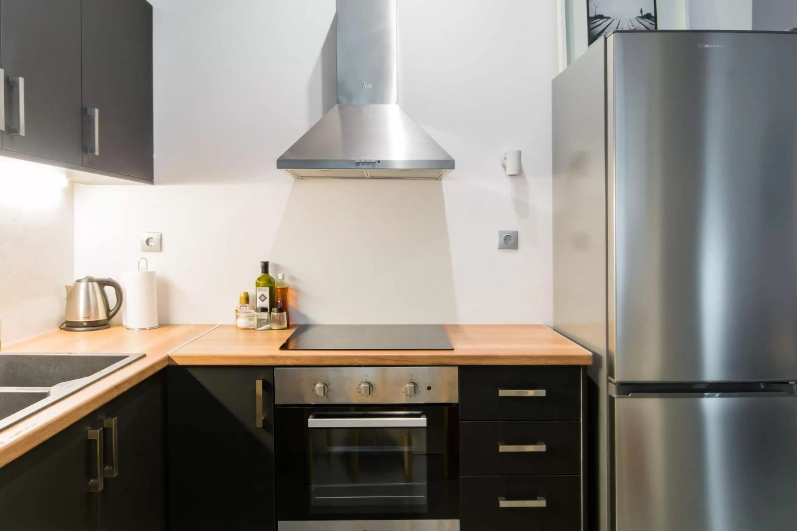 Kitchen/Kitchenette in Explore a New Arts District from a Hip Studio Flat