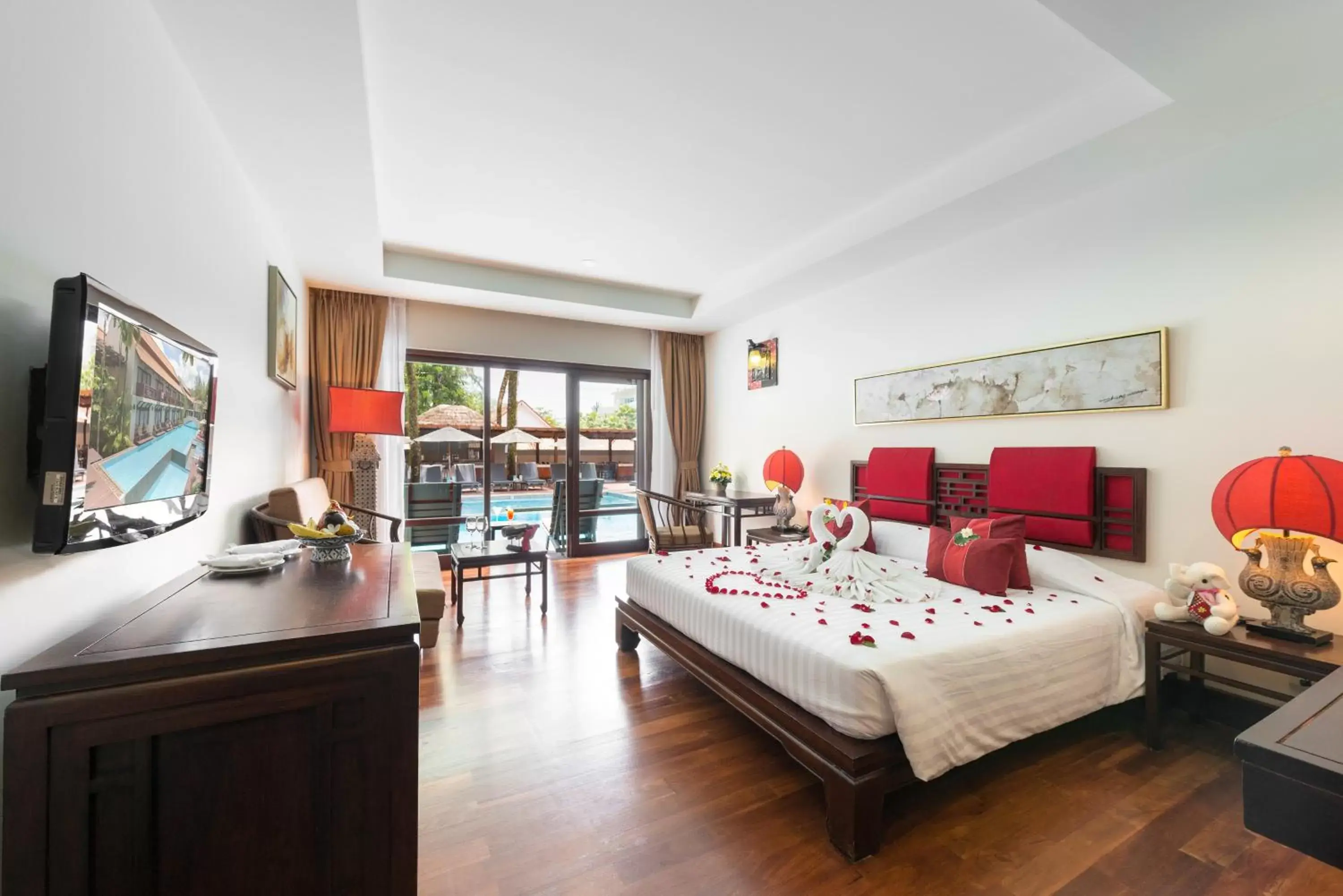 Bedroom in Khaolak Oriental Resort - Adult Only