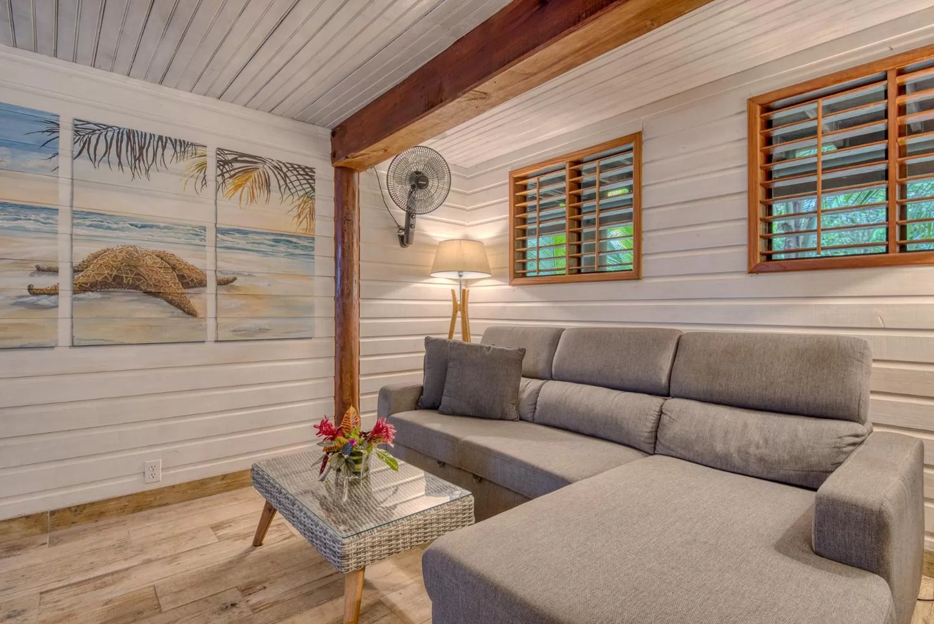 Seating area in Oasis Bluff Beach