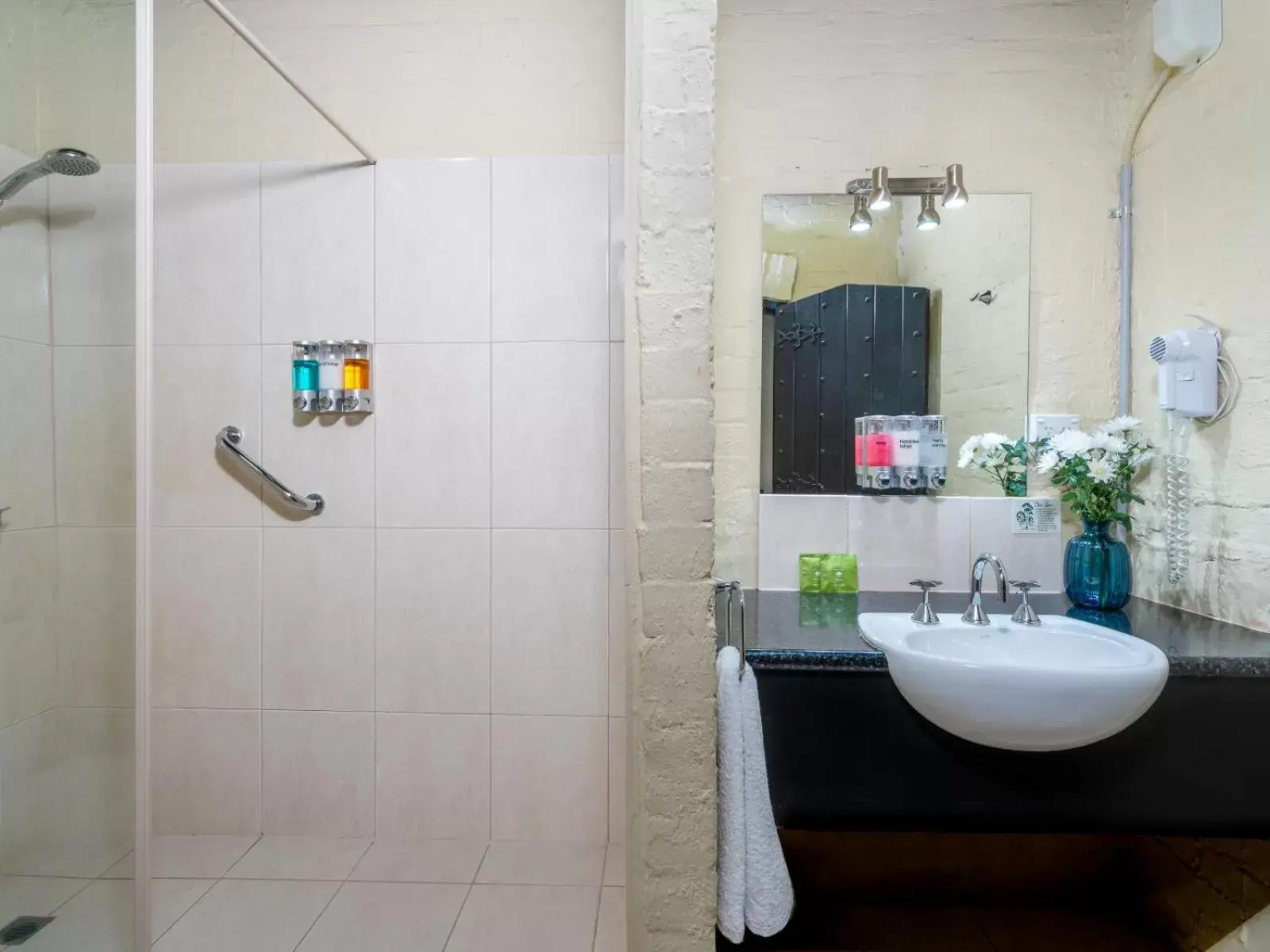 Bathroom in Leisure Inn Penny Royal Hotel & Apartments