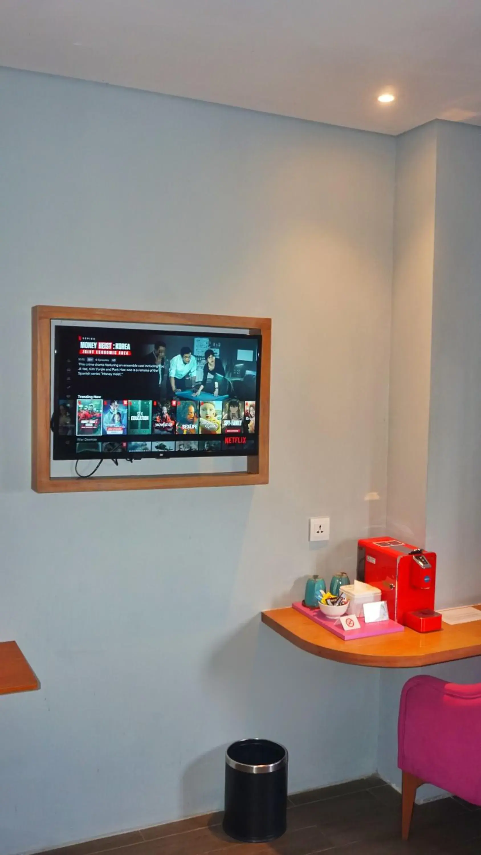 TV/Entertainment Center in Radja Art and Boutique Hotel Simpang Lima