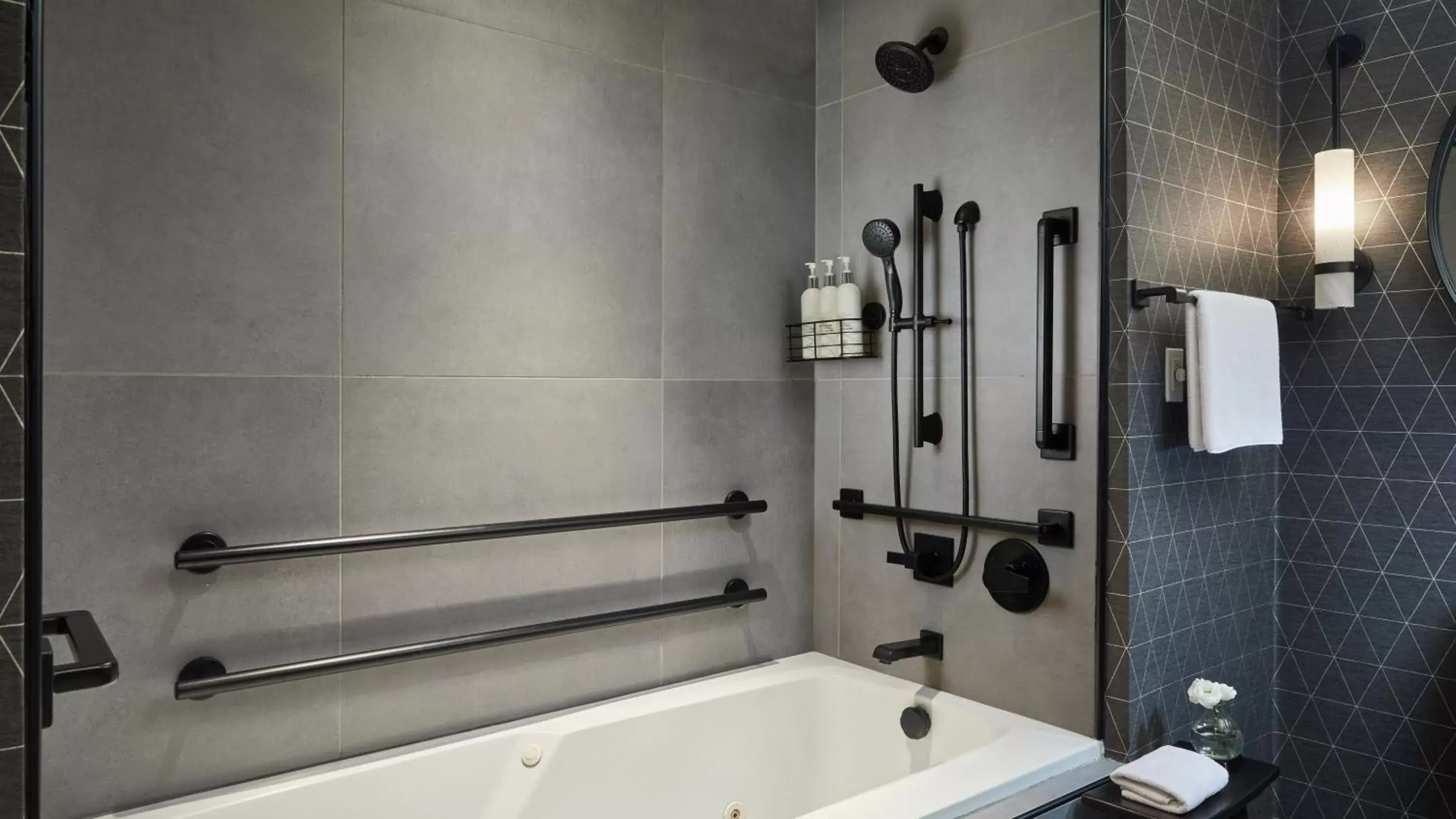 Bathroom in Kimpton Marlowe by IHG Bathroom in Kimpton Marlowe by IHG