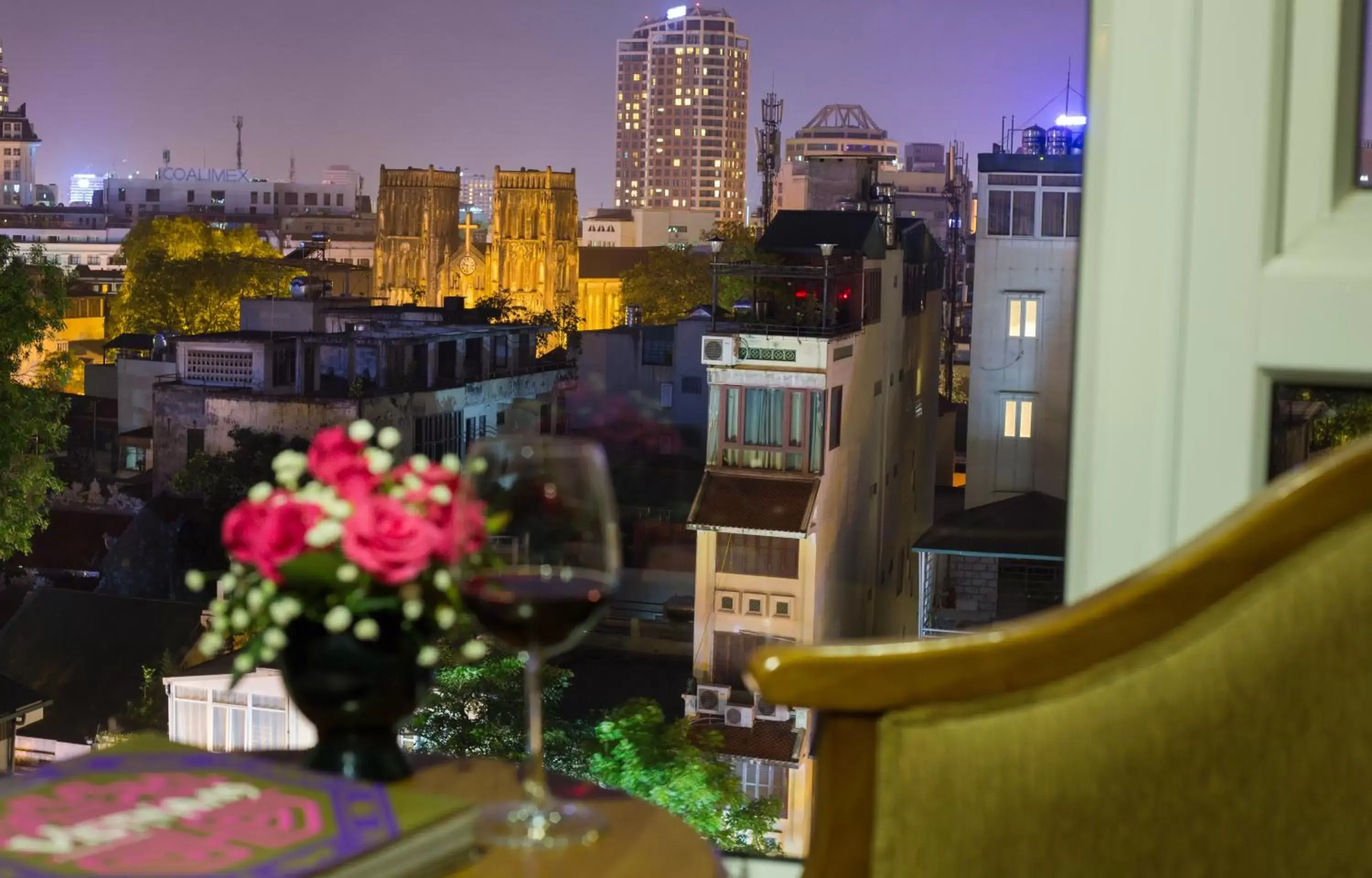 City view, Balcony/Terrace in Hanoi Pearl Hotel