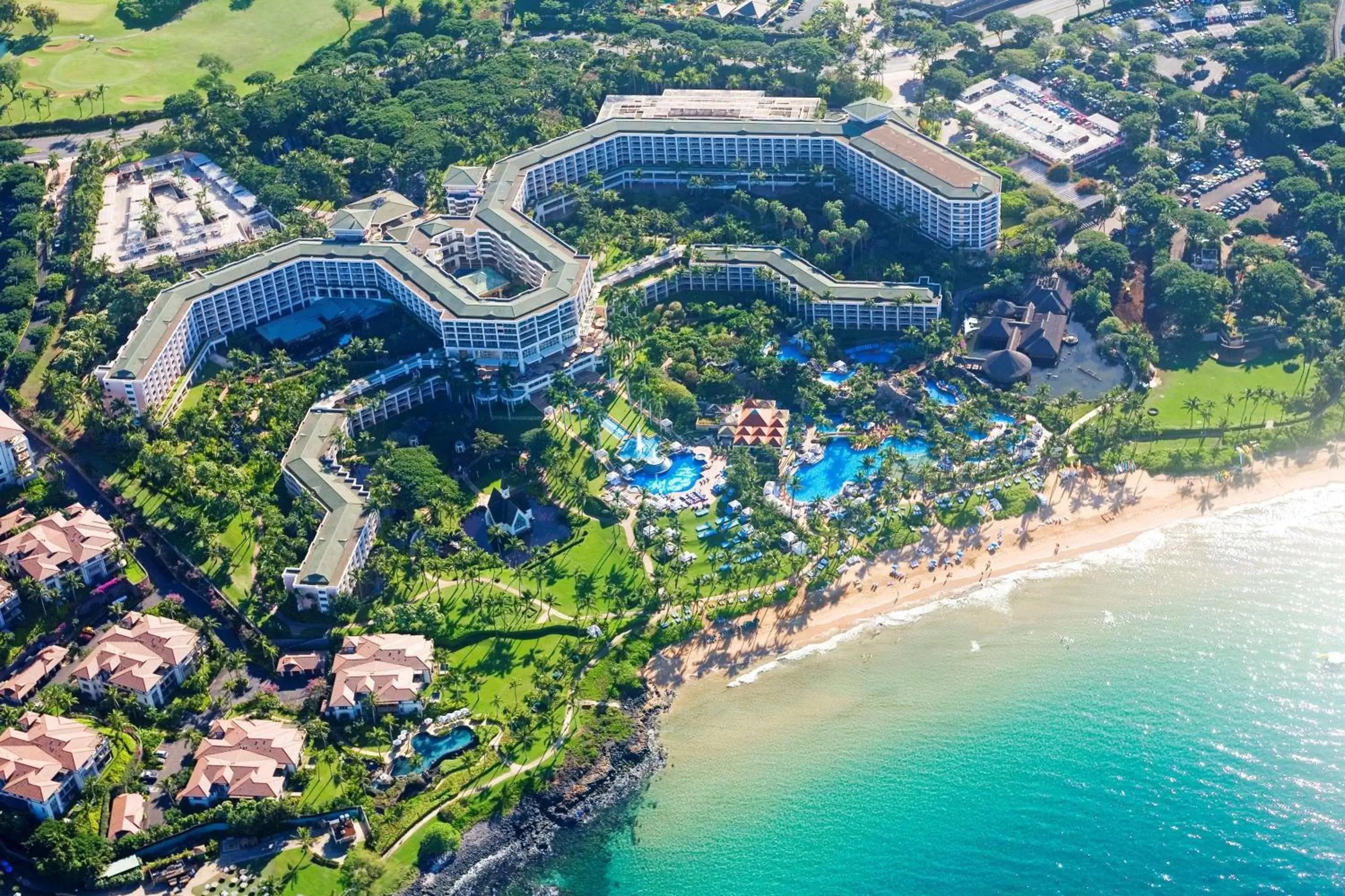 Property building, Bird's-eye View in Grand Wailea Resort Hotel & Spa, A Waldorf Astoria Resort