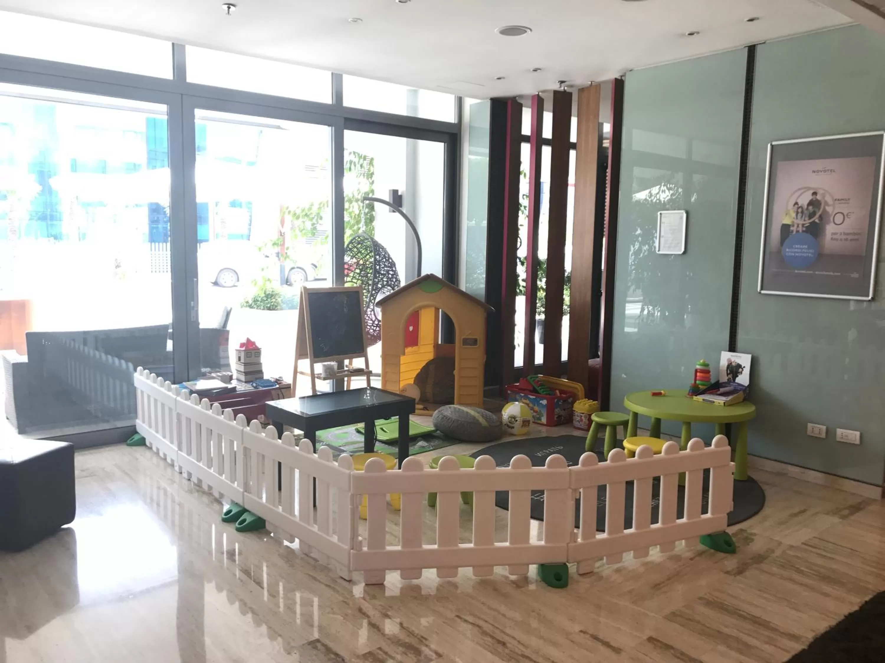 Children play ground in Novotel Roma Eur