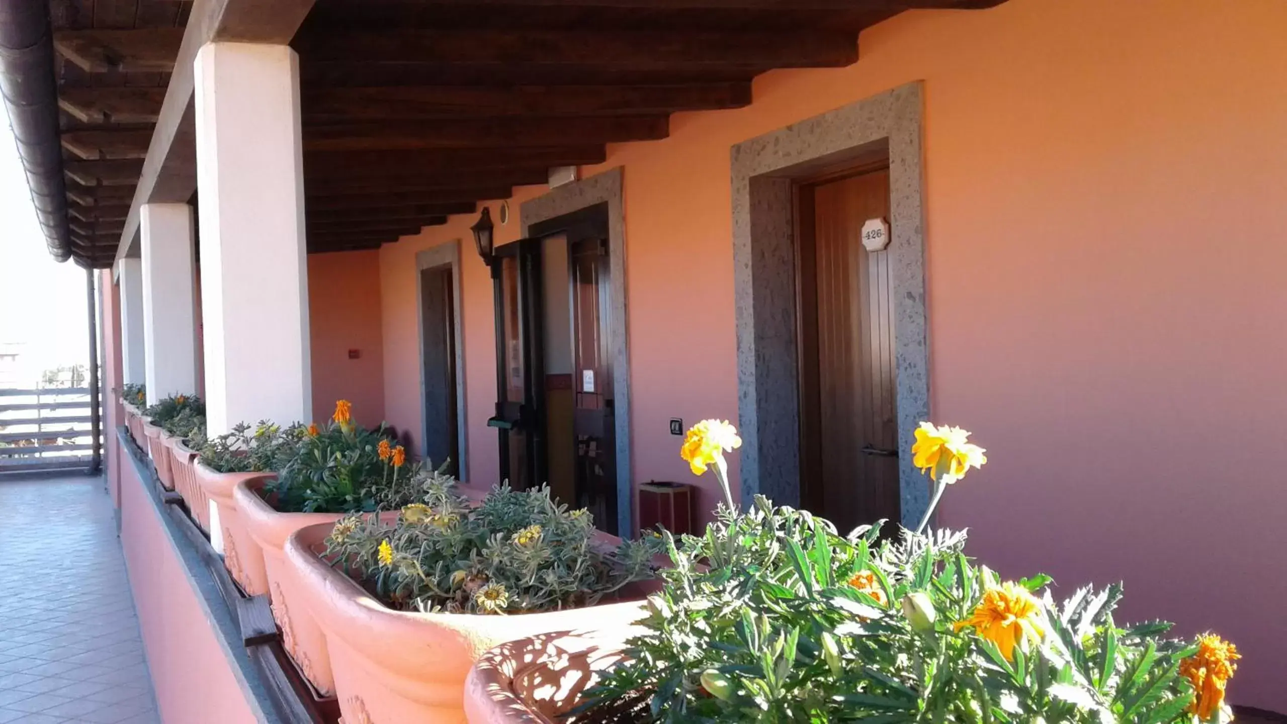 Balcony/Terrace in Hotel Traiano