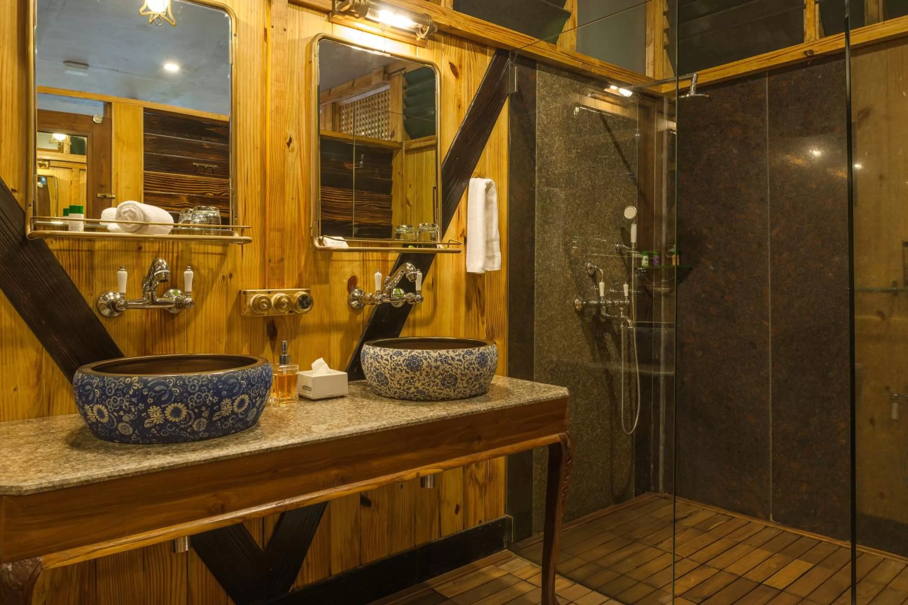 Shower in The Machan