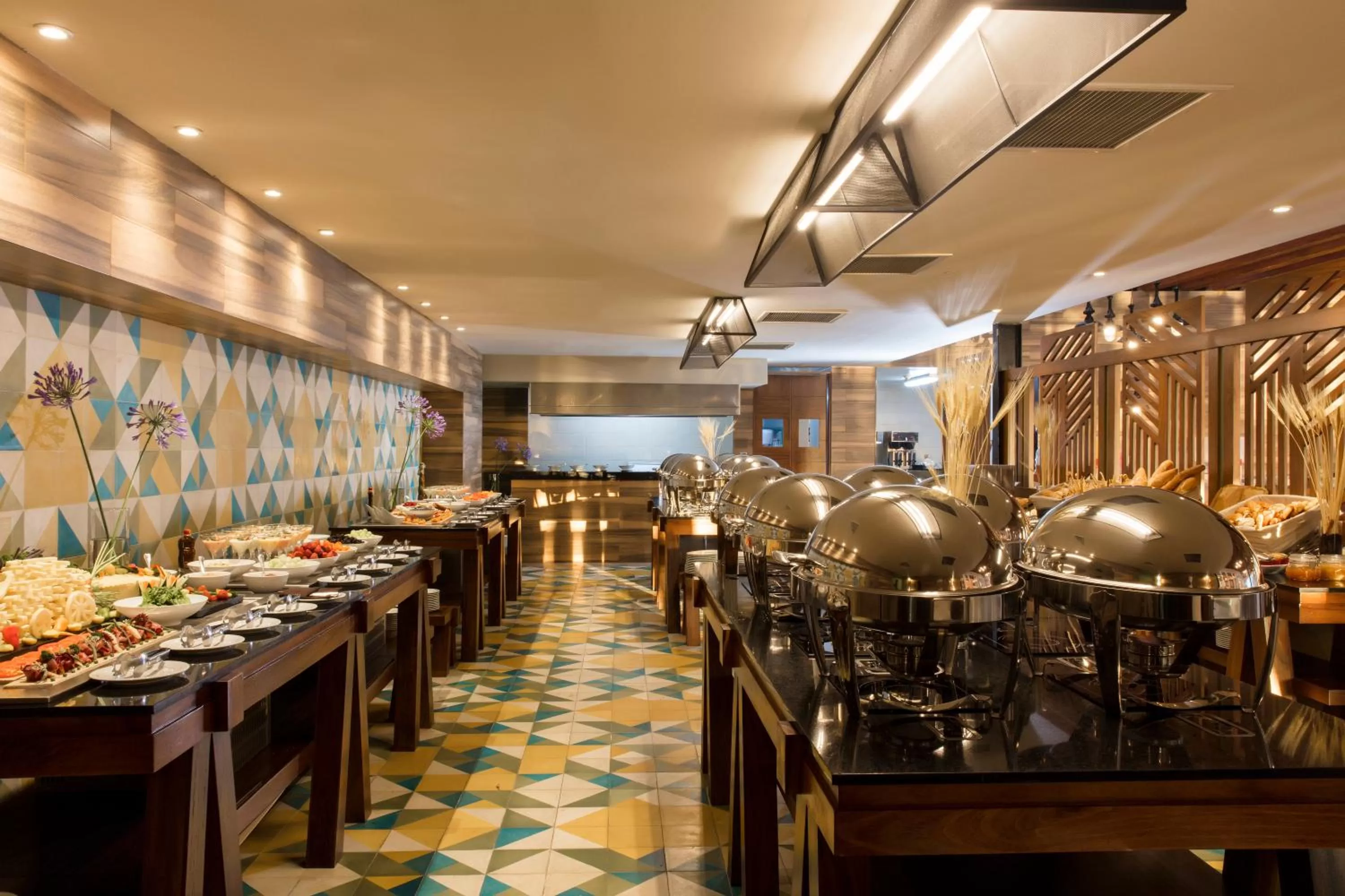 Buffet breakfast in Krystal Grand Los Cabos - All Inclusive