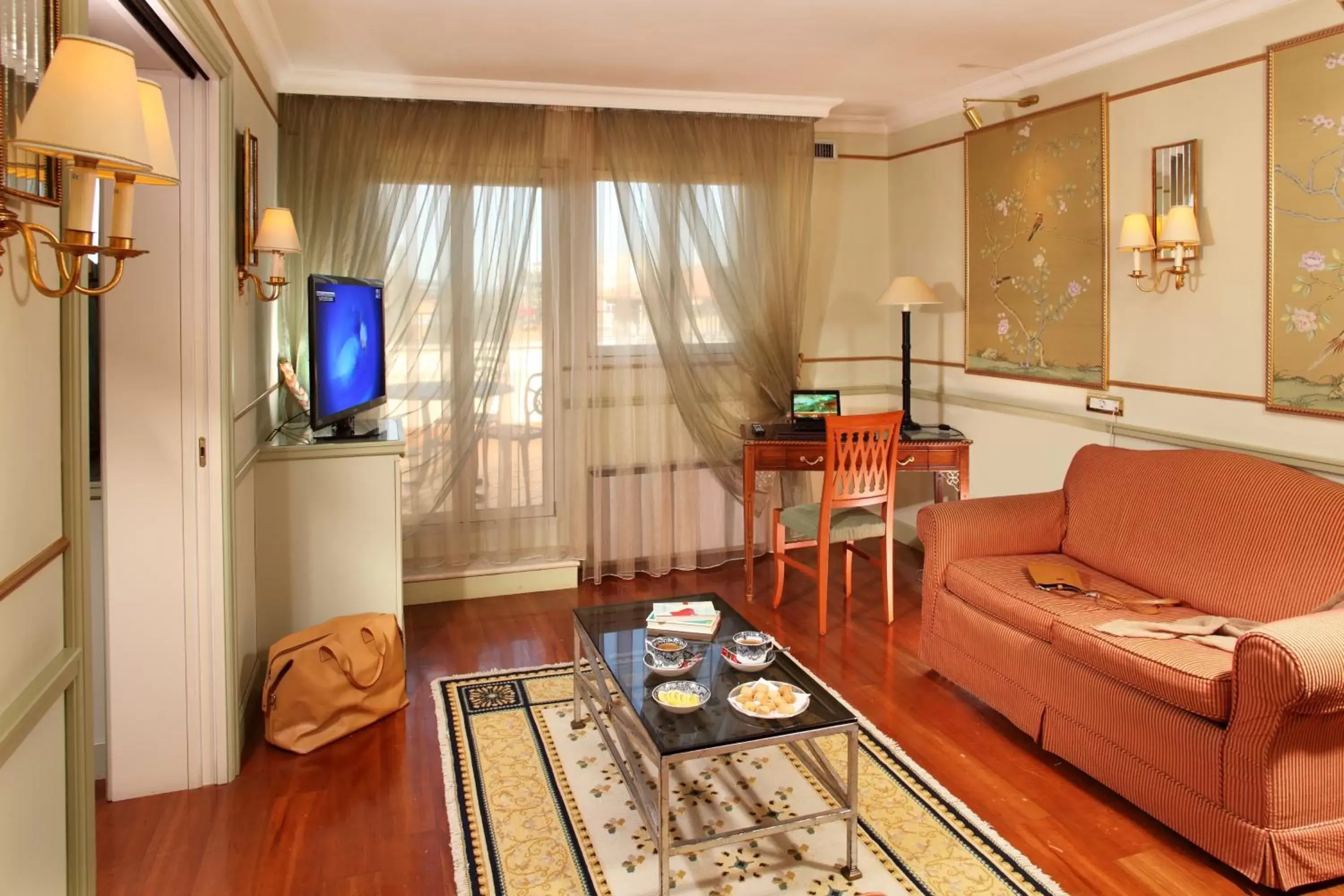 Living room, Seating Area in Hotel Degli Aranci