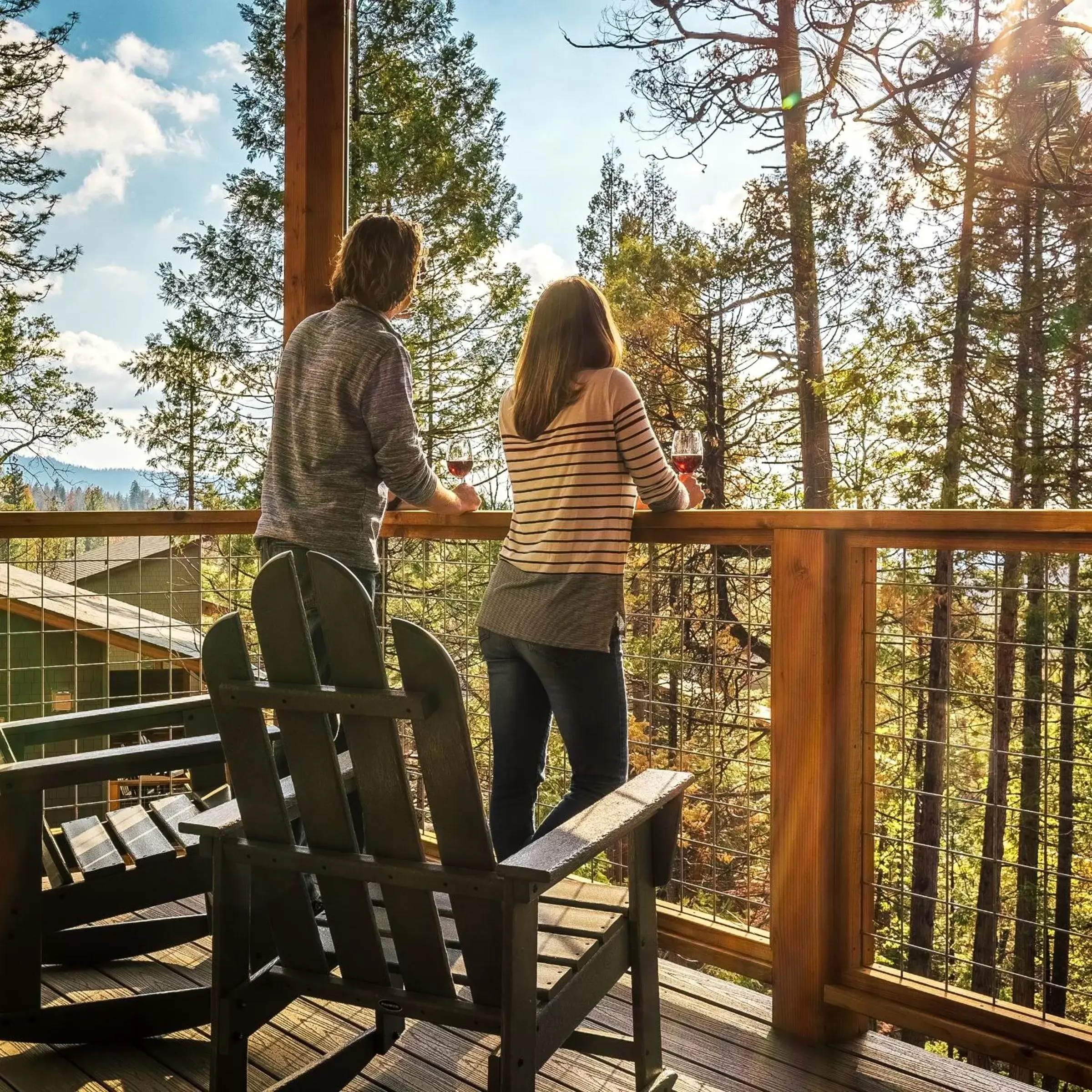 Balcony/Terrace in Rush Creek Lodge at Yosemite