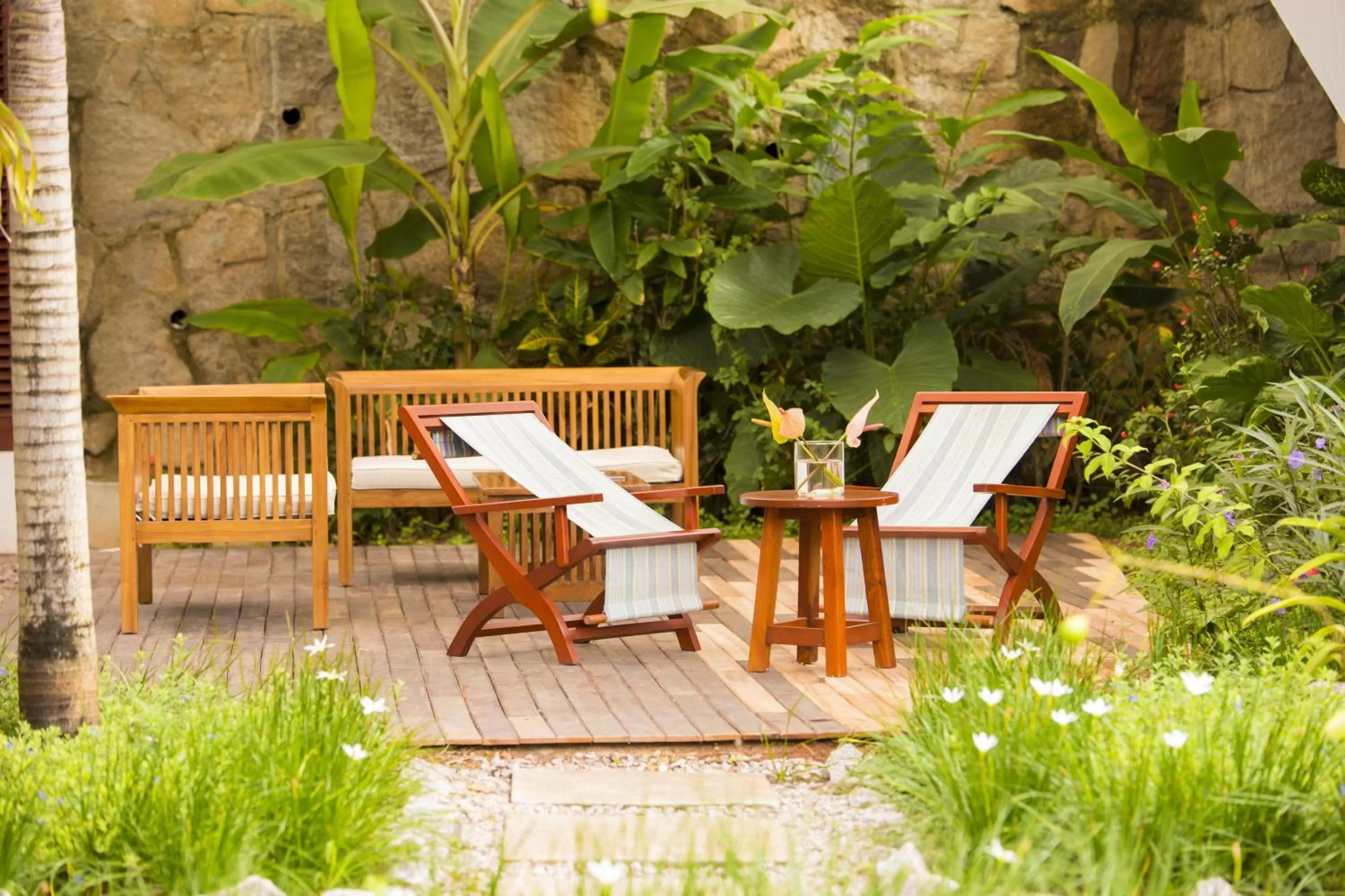 Patio in Hilltop Boutique Hotel