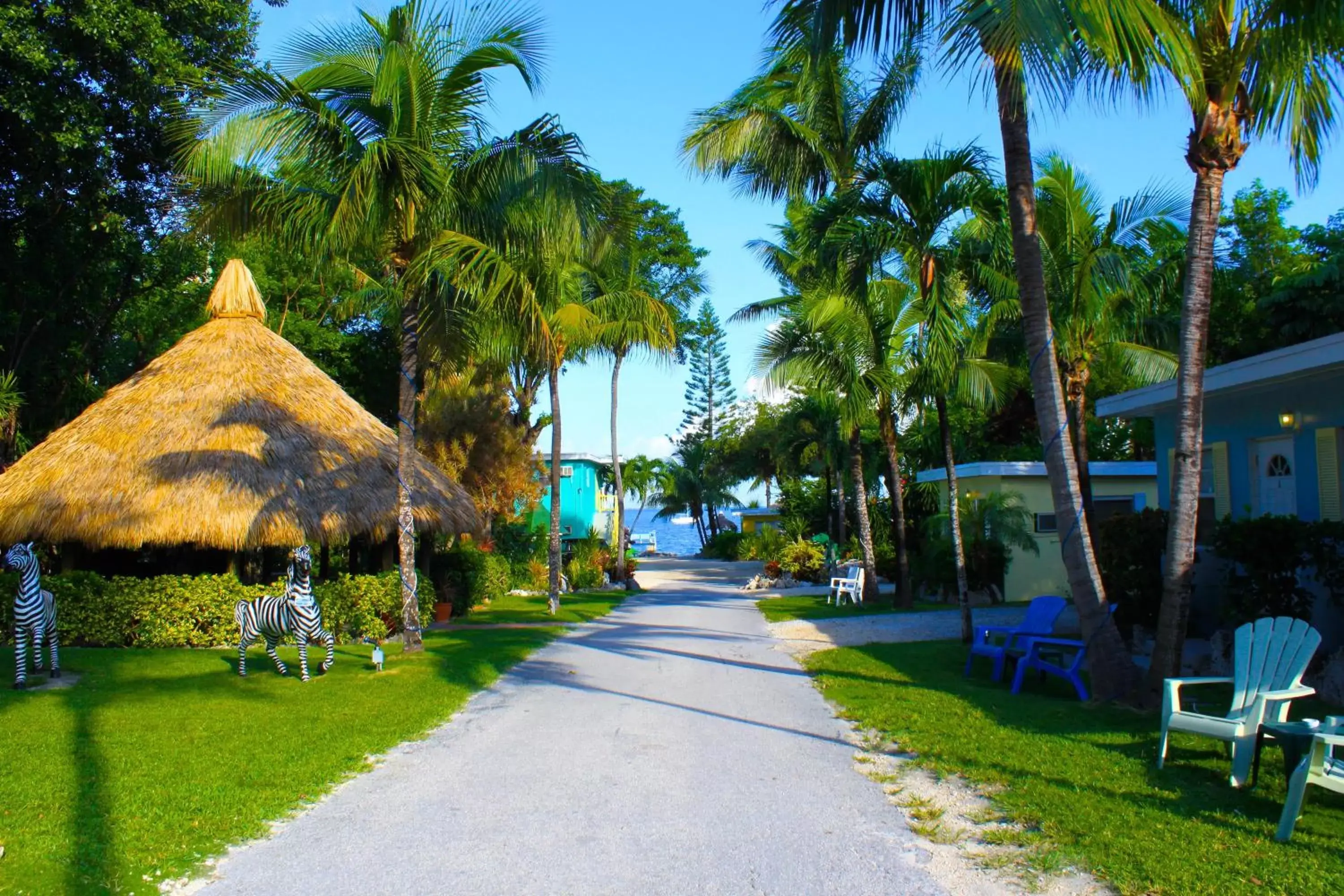 Garden in Sunset Cove Beach Resort