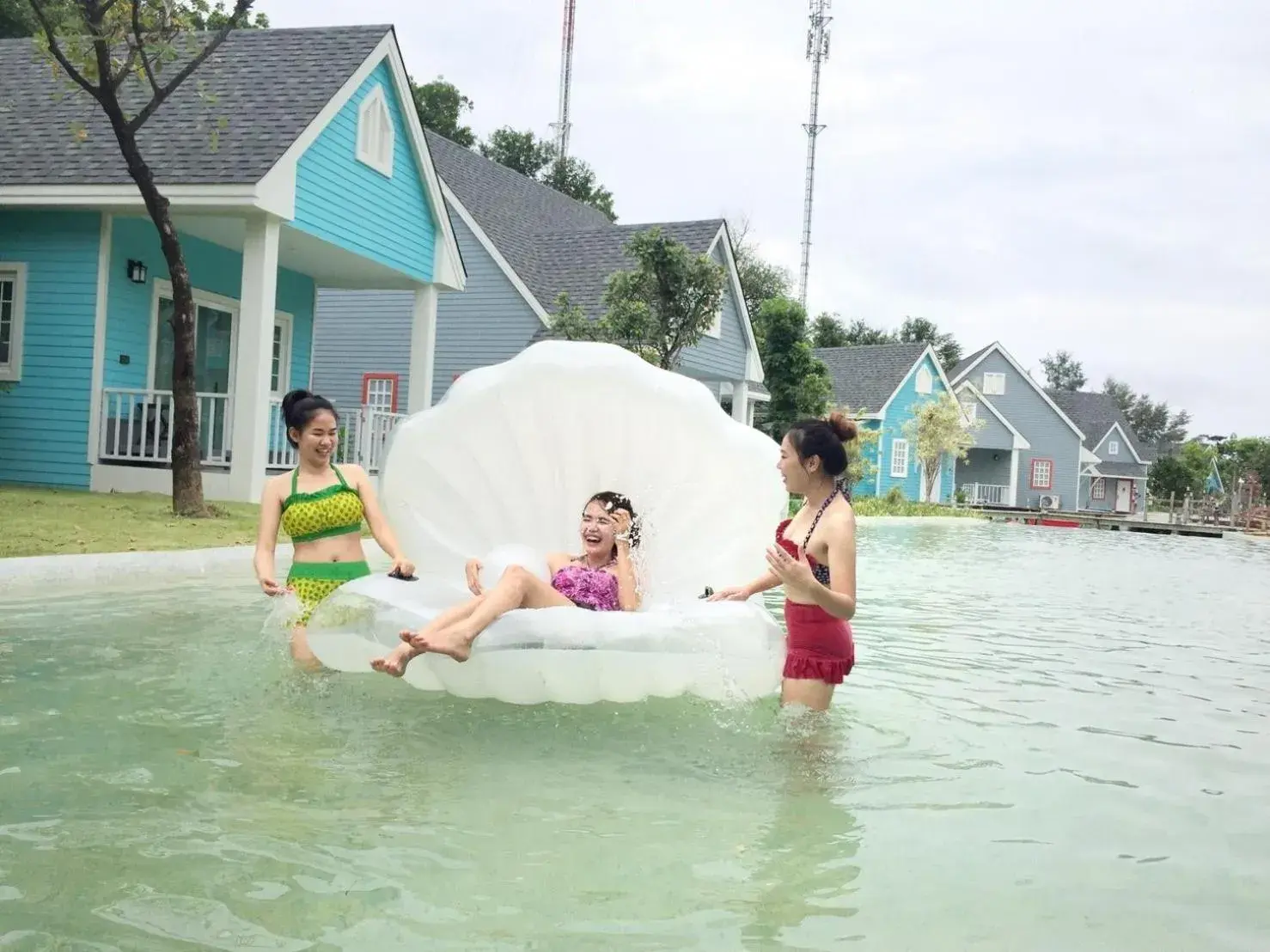 Swimming pool in Peggy's Cove Resort Swimming pool in Peggy's Cove Resort