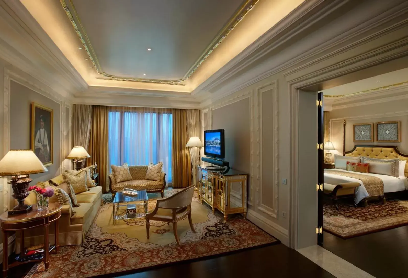 Seating Area in The Leela Palace New Delhi