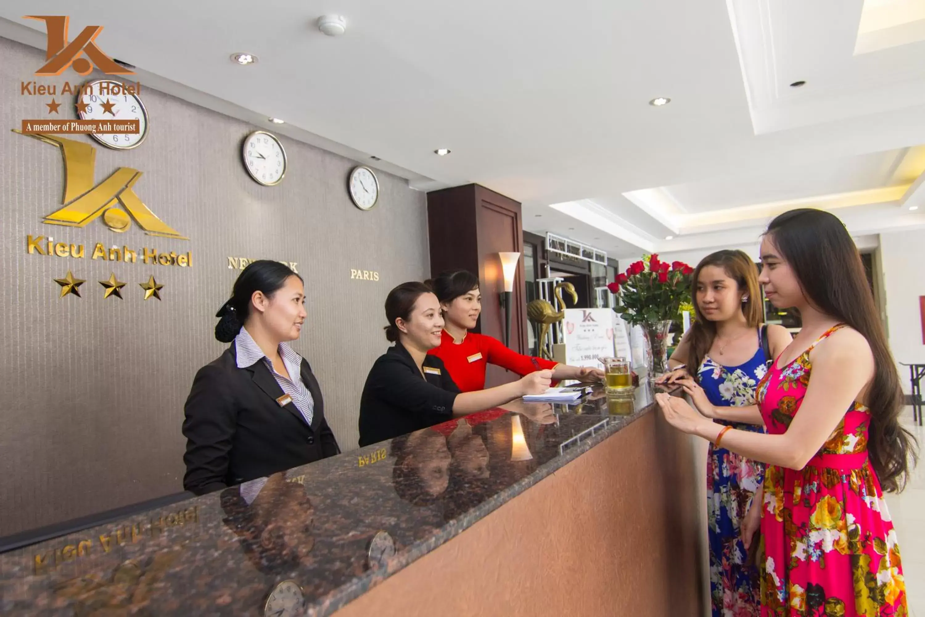 Staff, Lobby/Reception in Kieu Anh Hotel