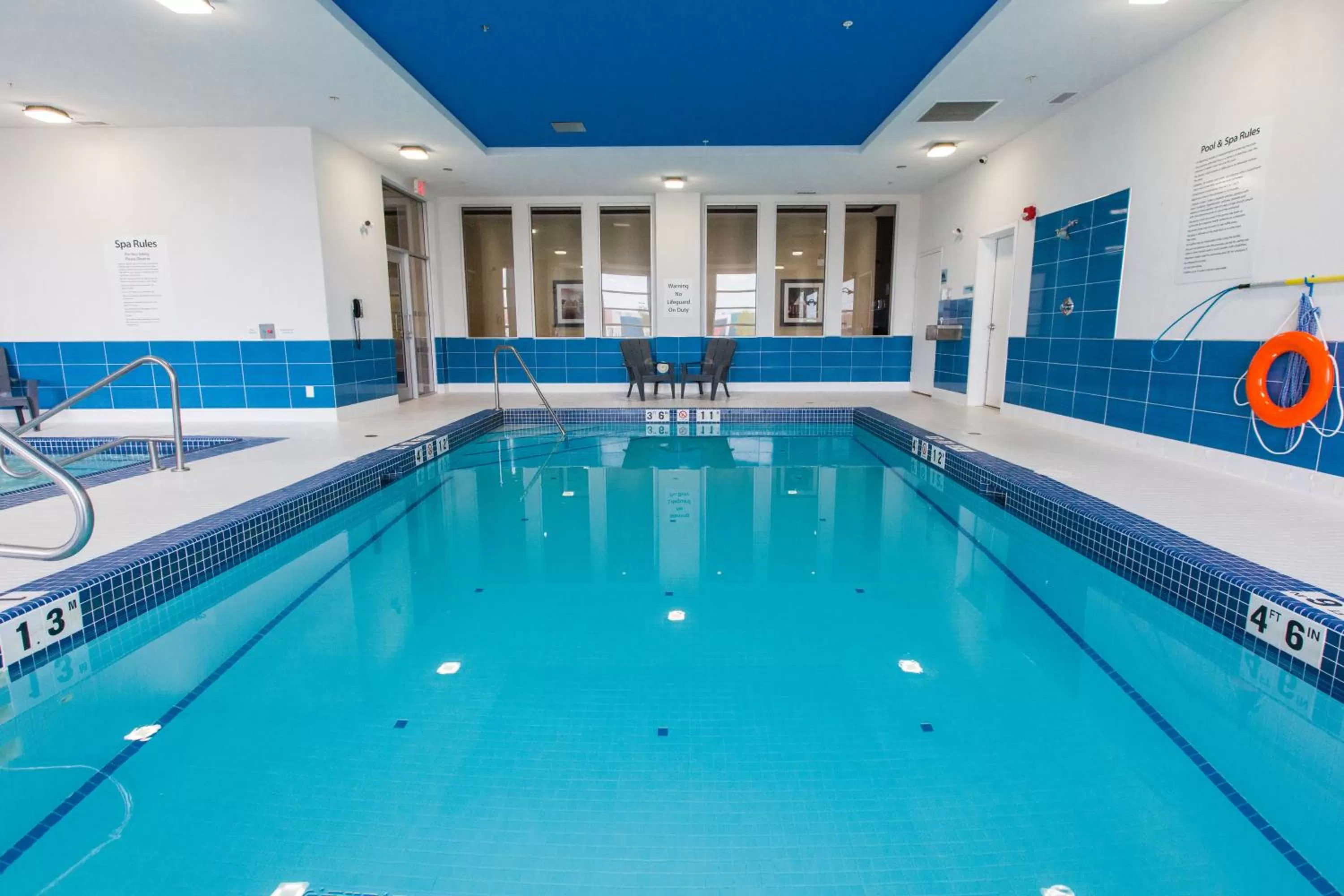 Swimming pool in Holiday Inn Express & Suites Spruce Grove - Stony Plain by IHG