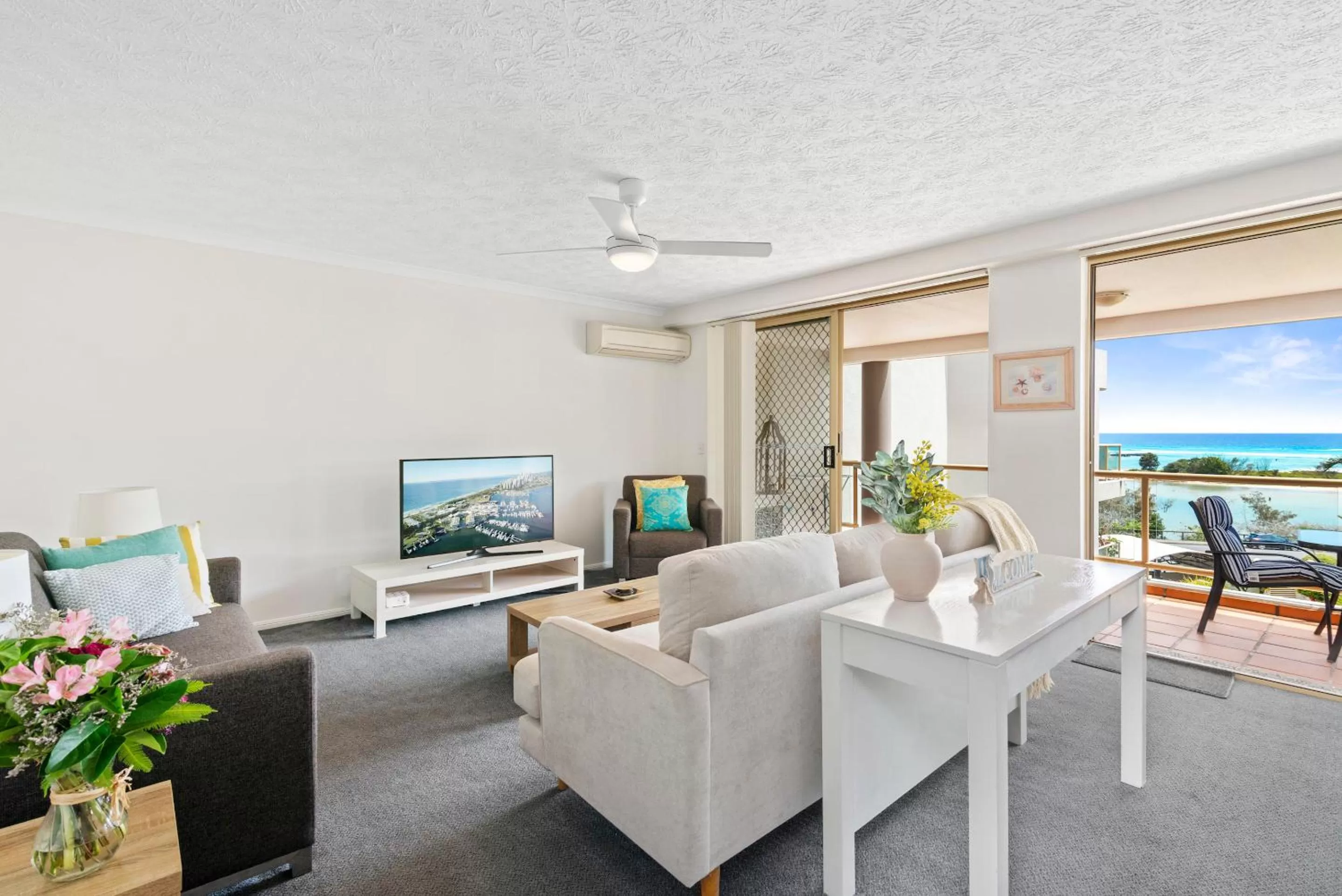 Living room in Little Cove Currumbin