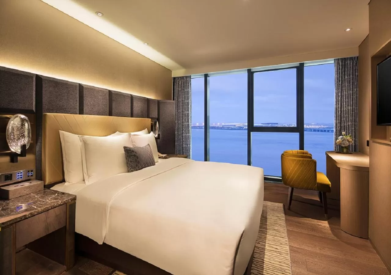Bed in Grand Bay Hotel Zhuhai