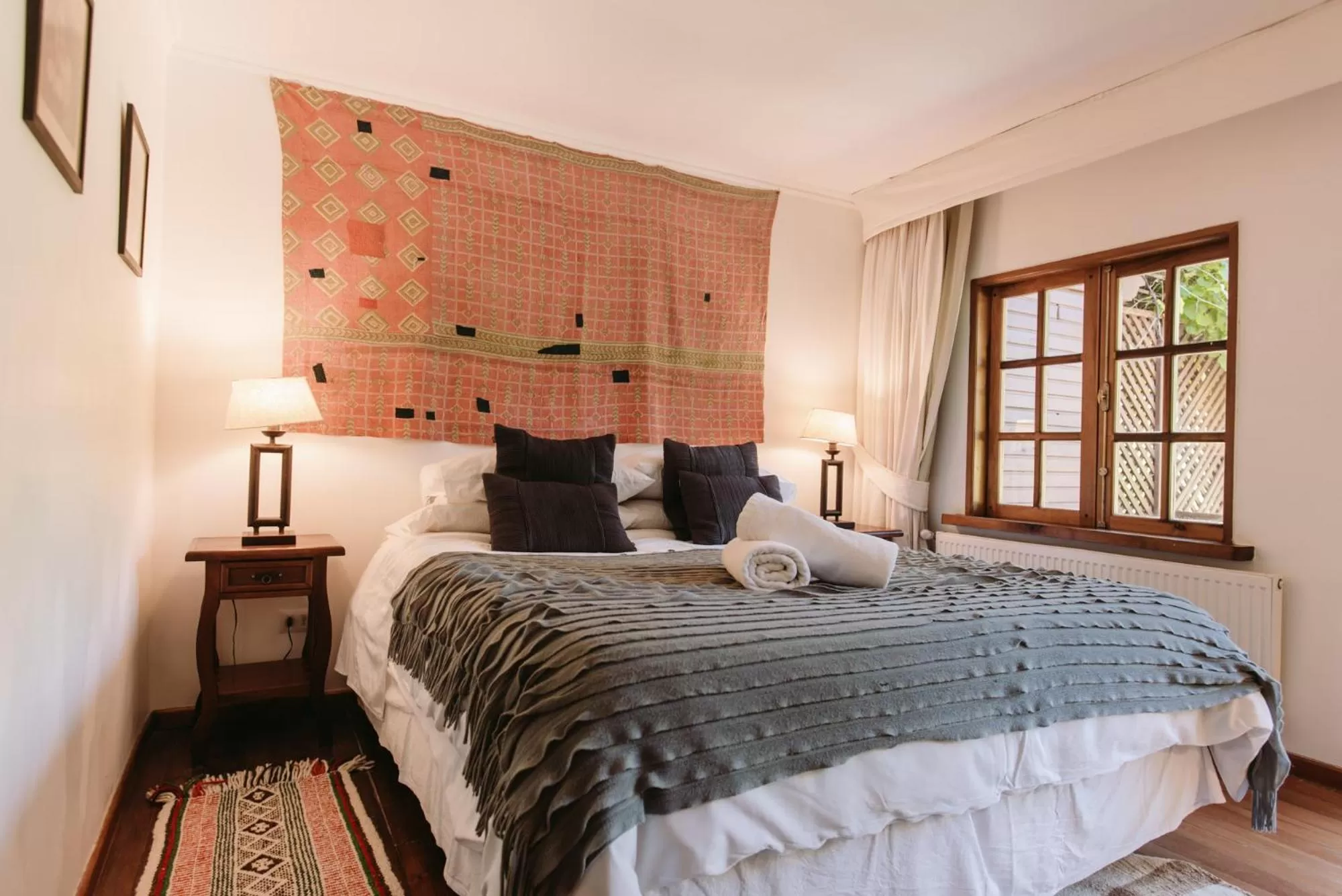 Bed in Hotel Posada del Río - Parque Metreñehue