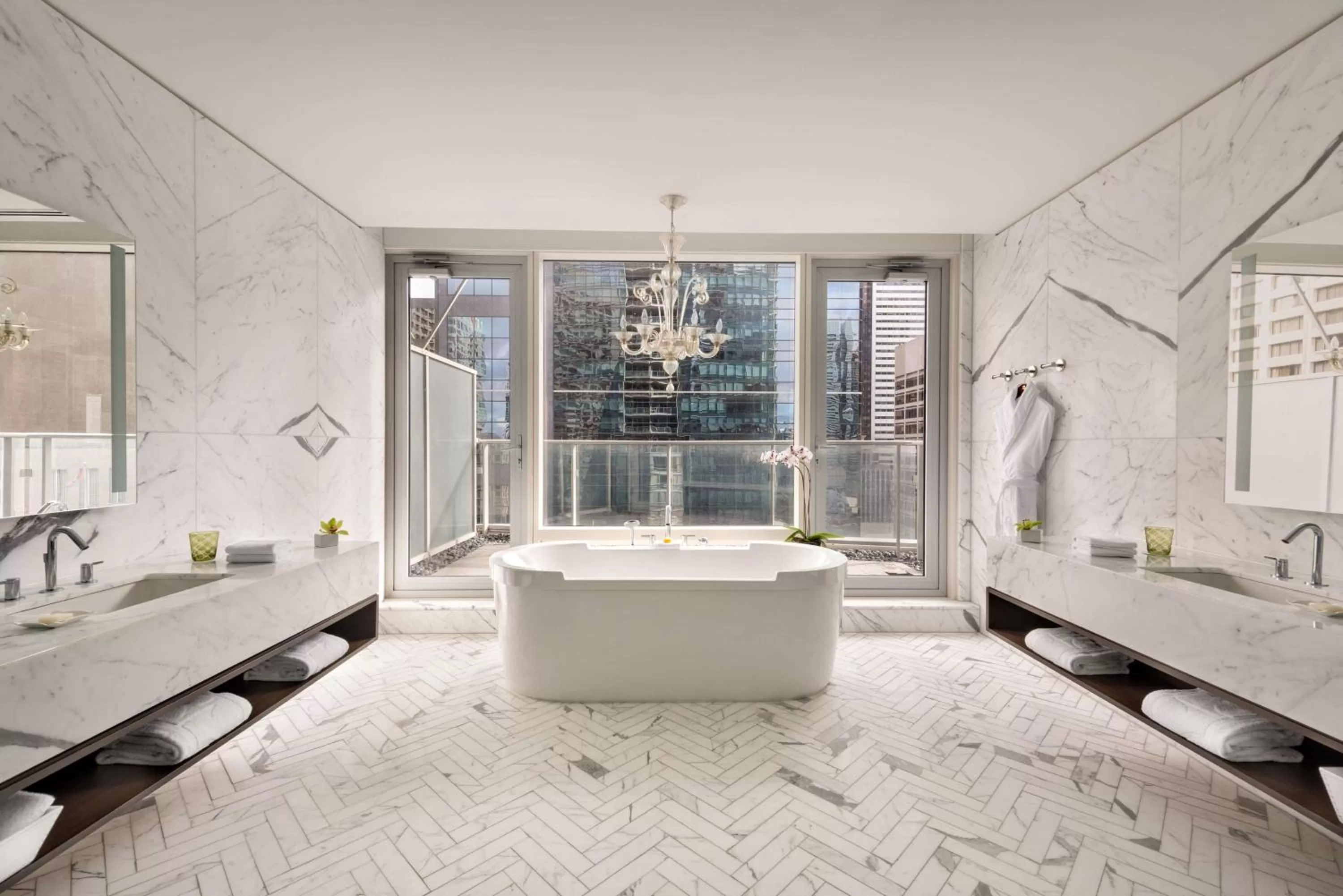 Bathroom in Shangri-La Toronto