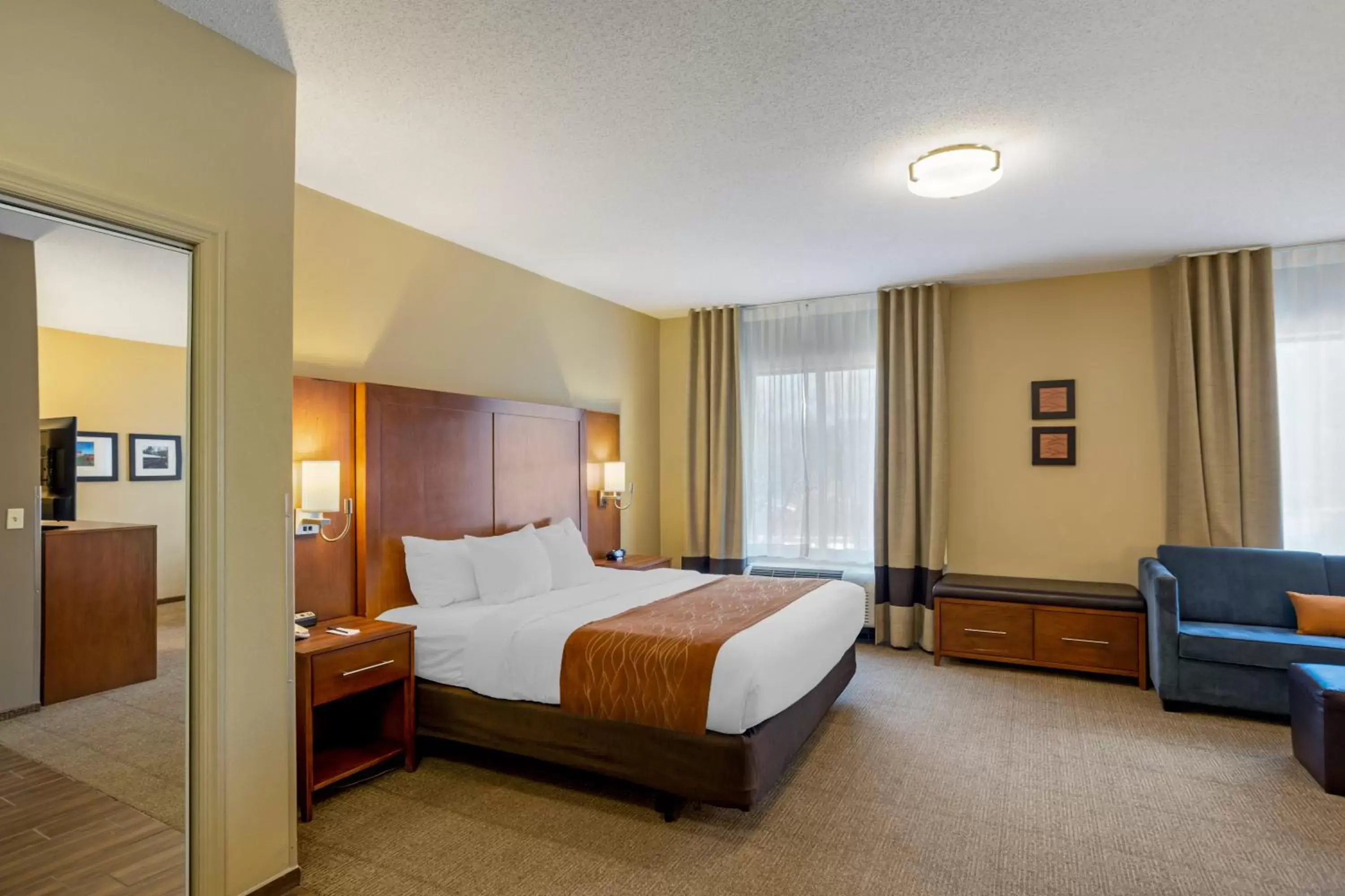Bed in Comfort Inn & Suites Sayre