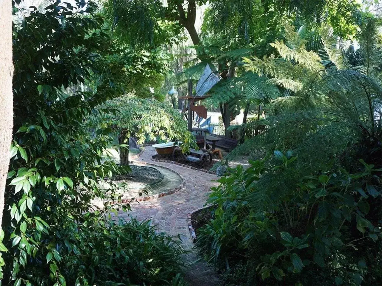 Garden in Adamsons Riverside Accommodation