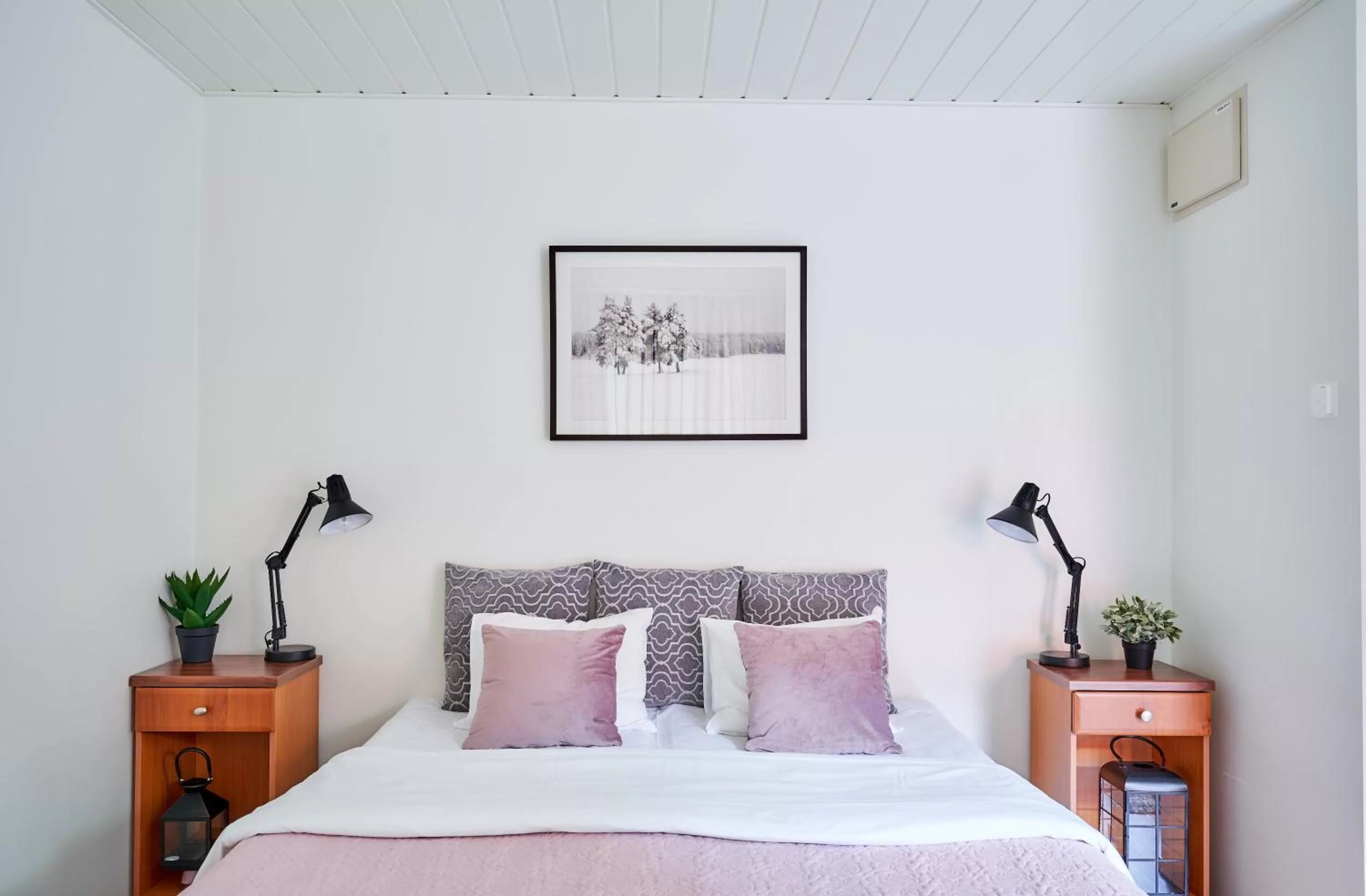 Decorative detail, Bed in Hotel Villa Molnby