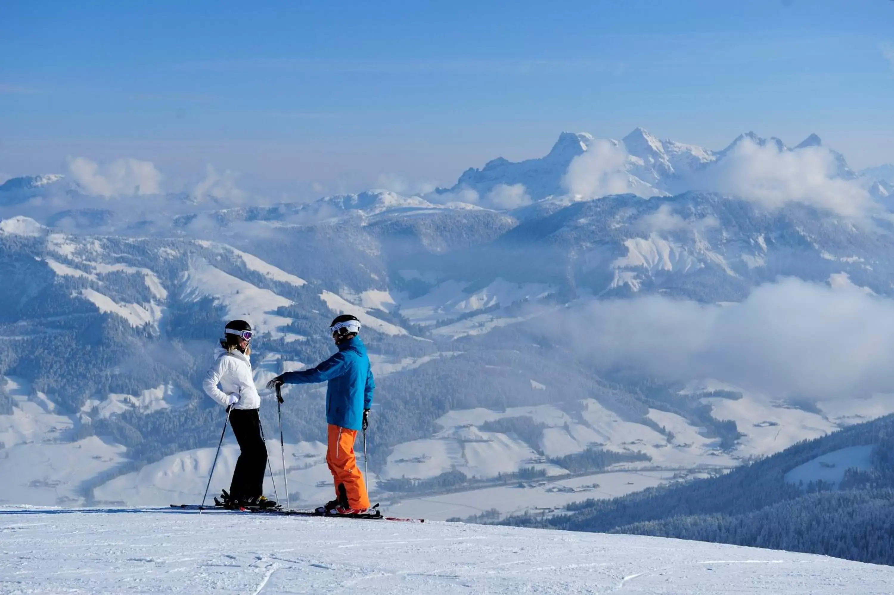 Skiing in Hotel Bruggwirt