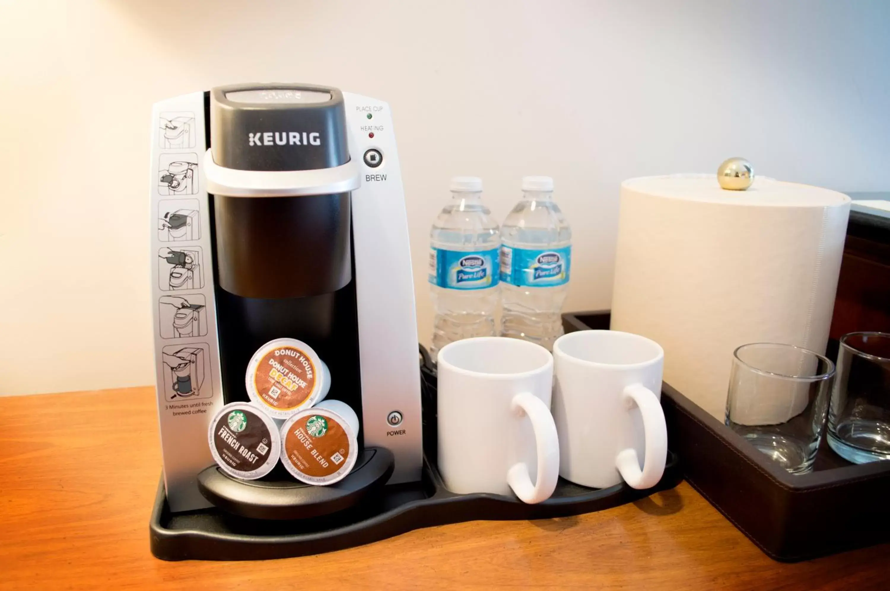 Decorative detail, Coffee/Tea Facilities in Hotel Clariana