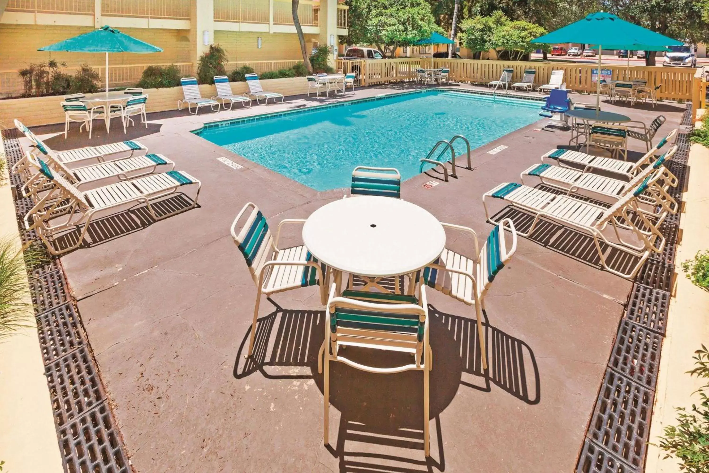 Pool view, Swimming Pool in Super 8 by Wyndham San Antonio Near SeaWorld Ingram Park