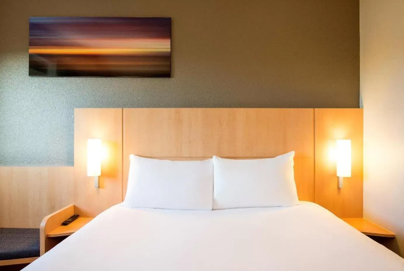 Bed in ibis Utrecht Bed in ibis Utrecht