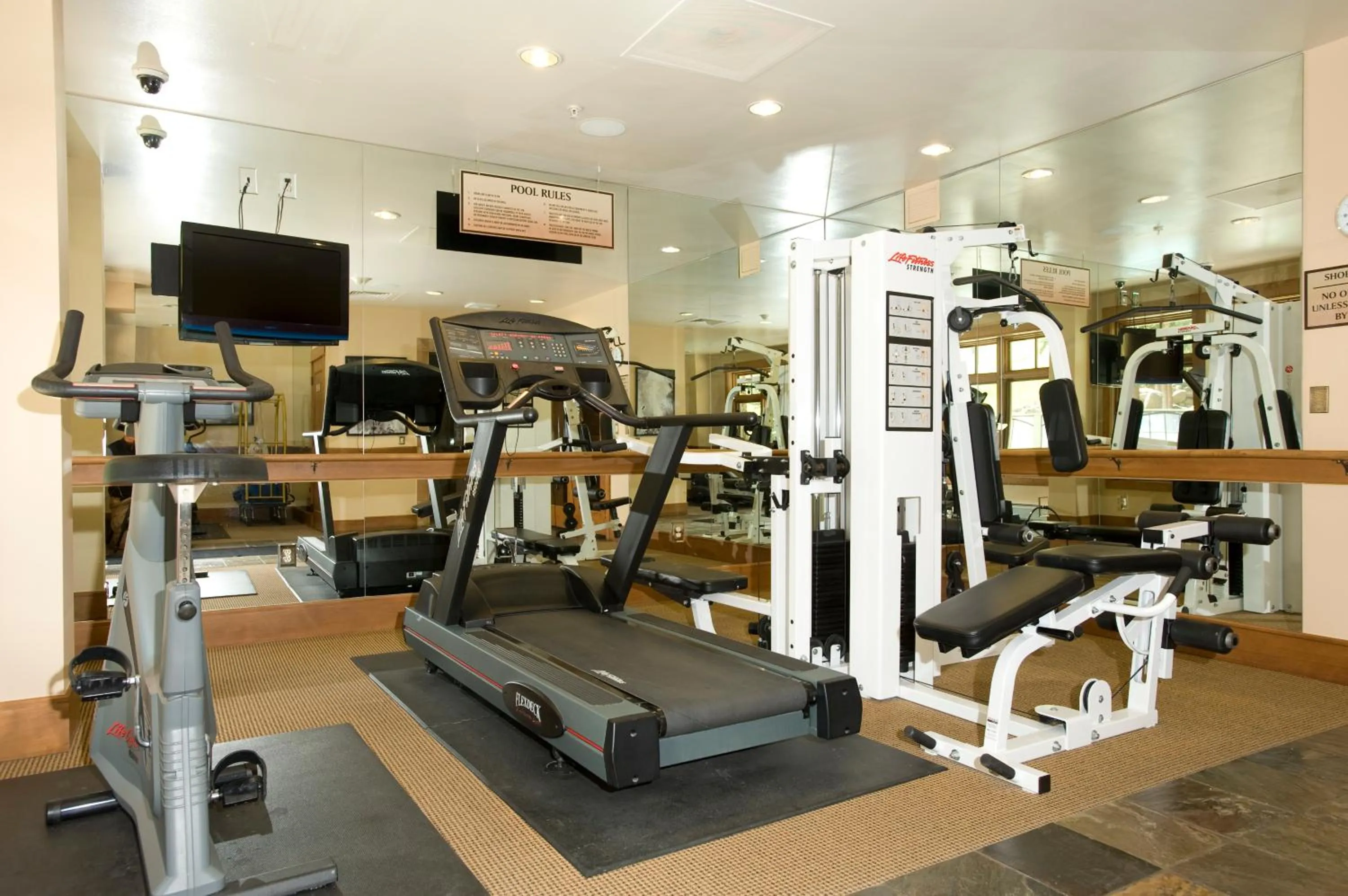 Fitness centre/facilities in Timbers & Lone Eagle by Keystone Resort