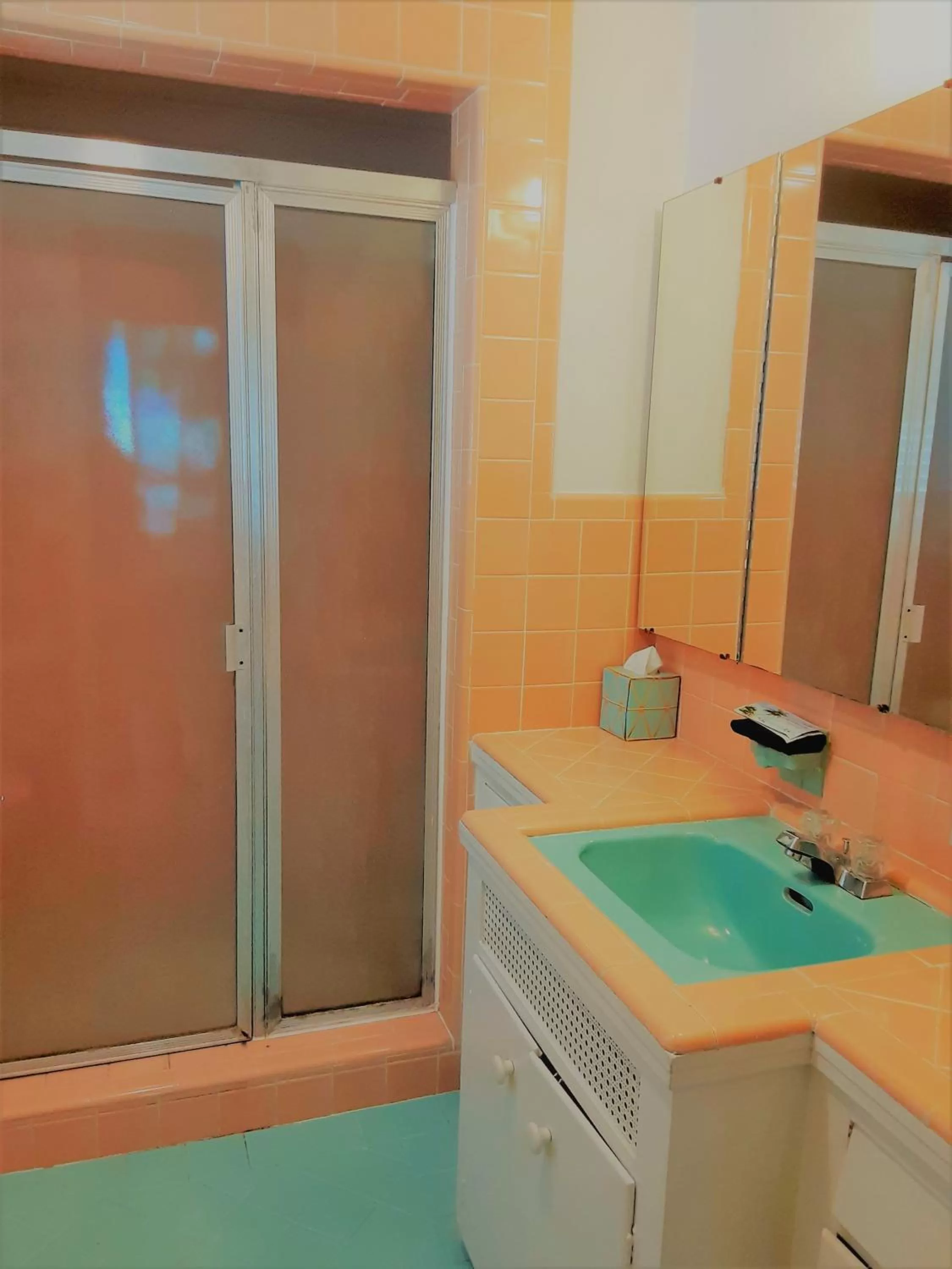 Shower in Manhattan Tower Apartment Hotel