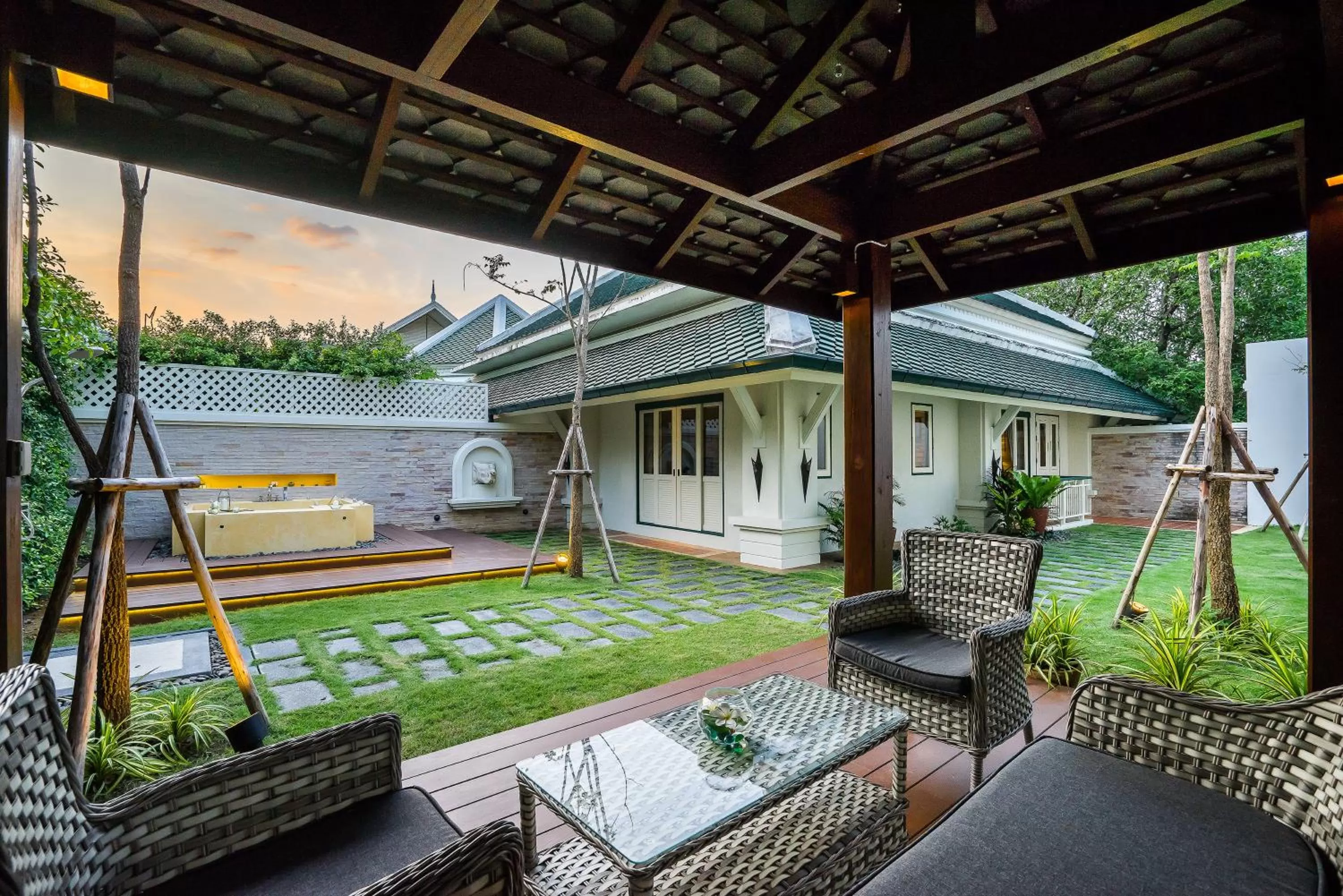 Garden in Kalanan Riverside Resort