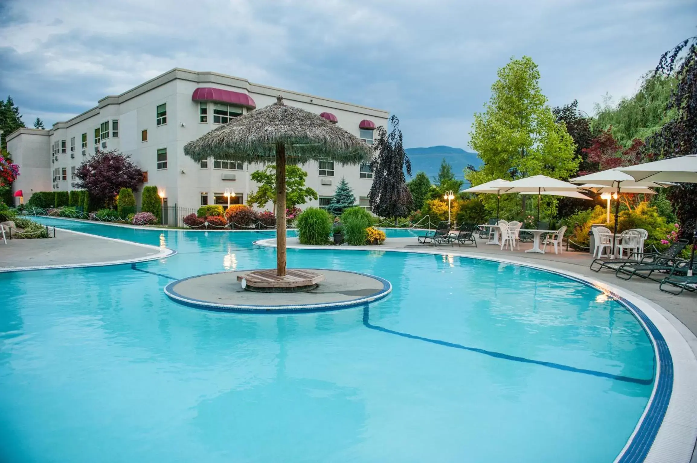 Swimming Pool in Hilltop Inn - Salmon Arm