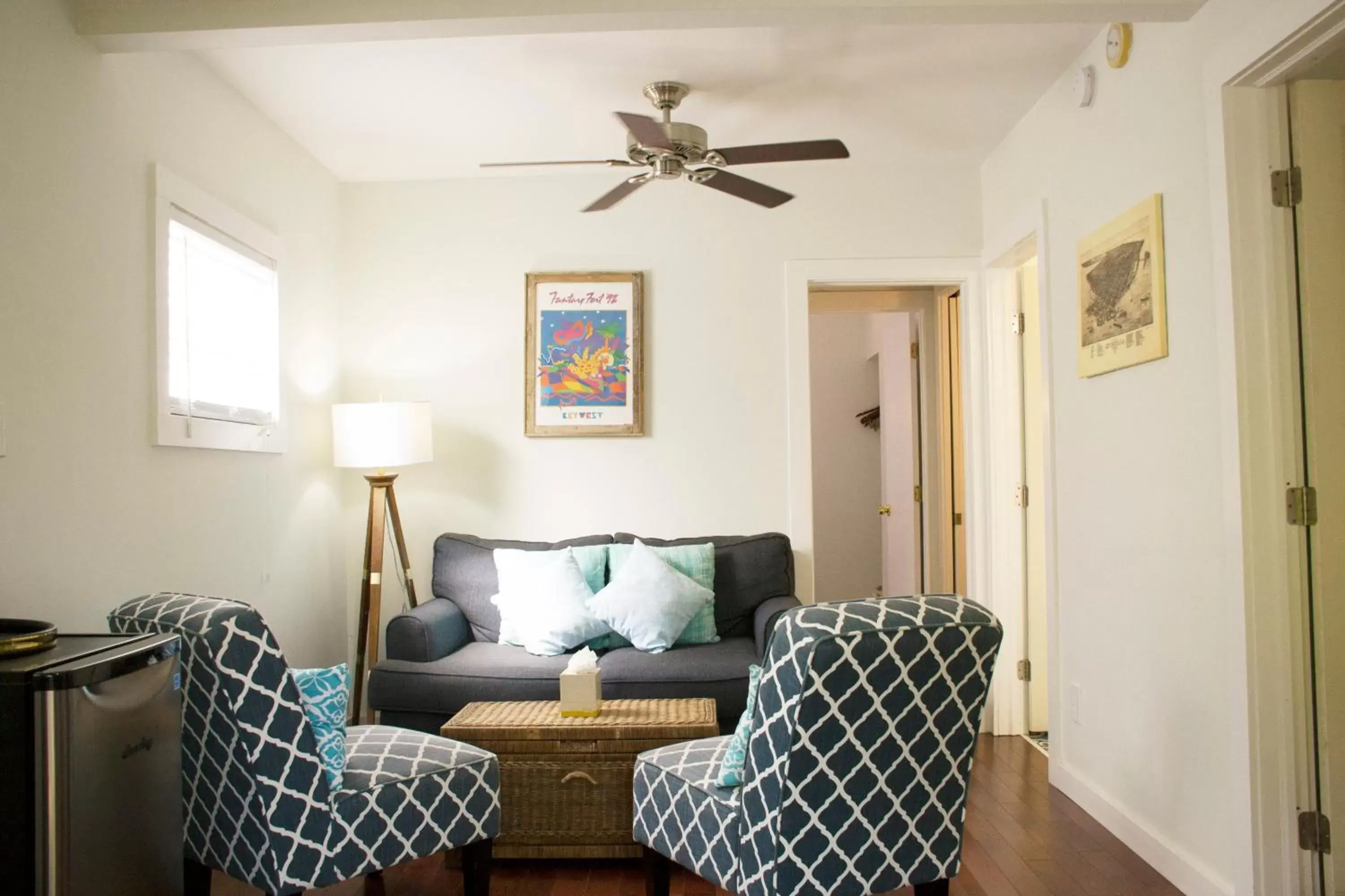 Living room, Seating Area in Duval House