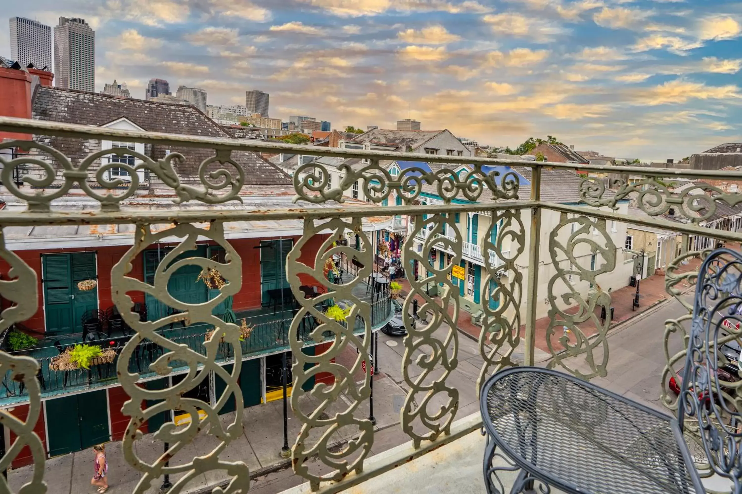 Deluxe King with Balcony in Bourbon Orleans Hotel Deluxe King with Balcony in Bourbon Orleans Hotel