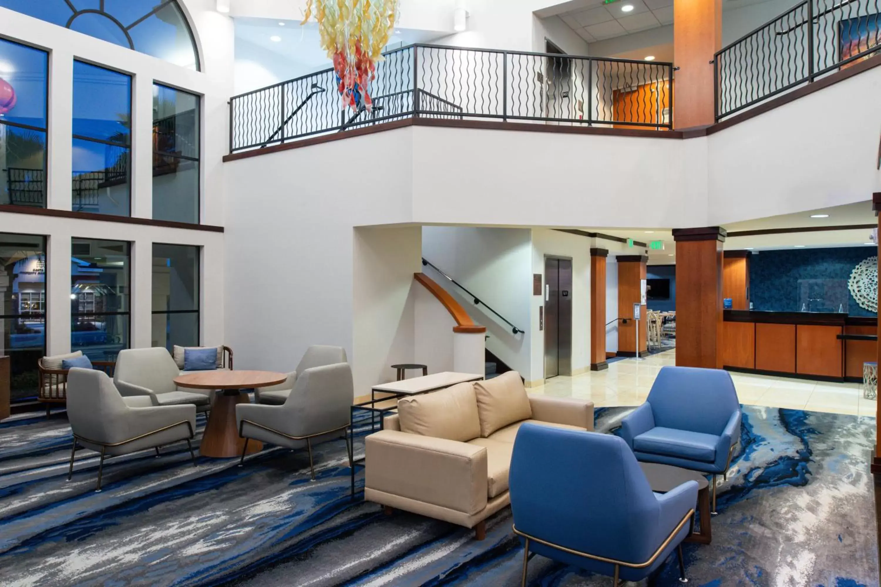 Lobby or reception, Seating Area in Fairfield Inn & Suites Santa Cruz - Capitola