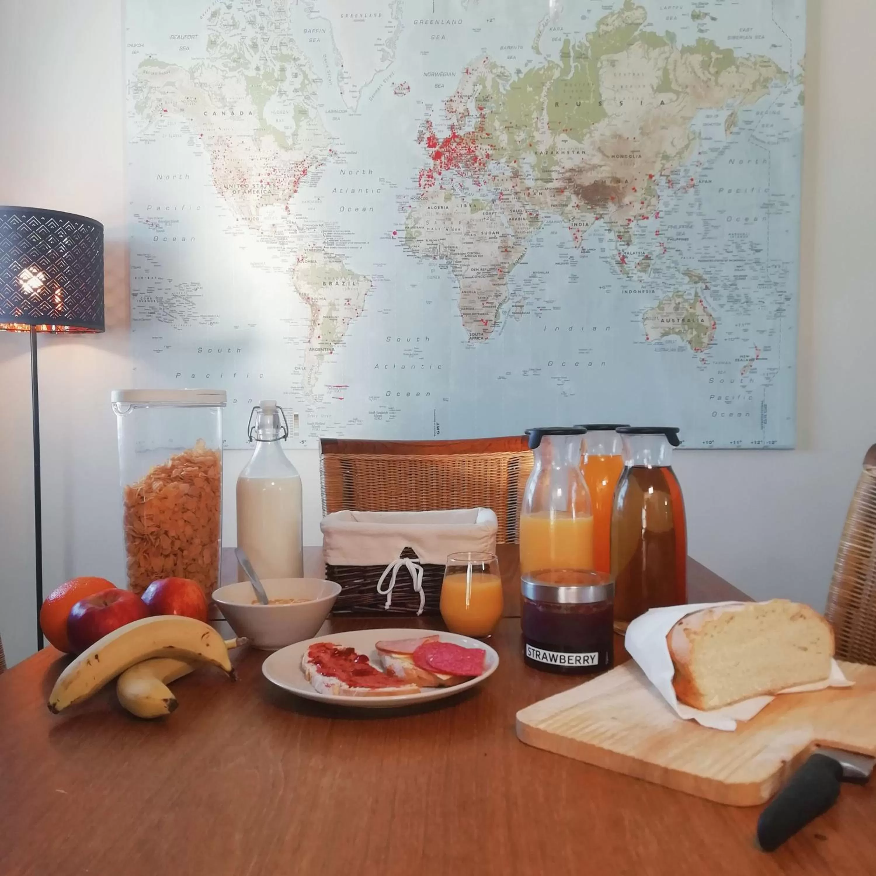 Food and drinks in Blue House B&B