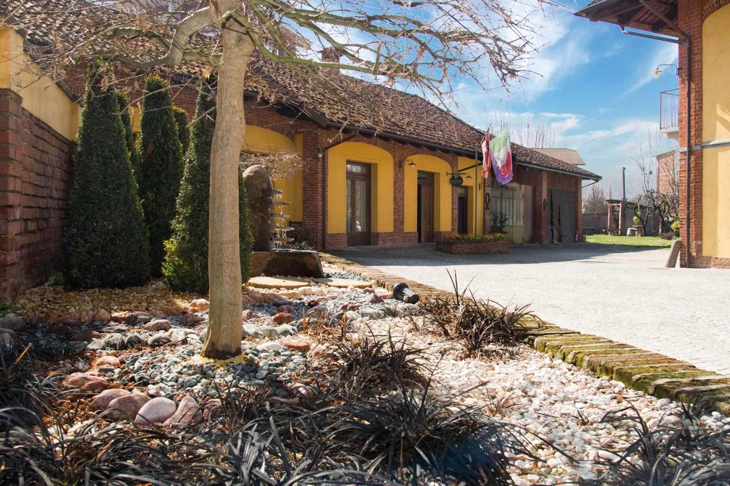 Garden view in Casa Del Grande Vecchio