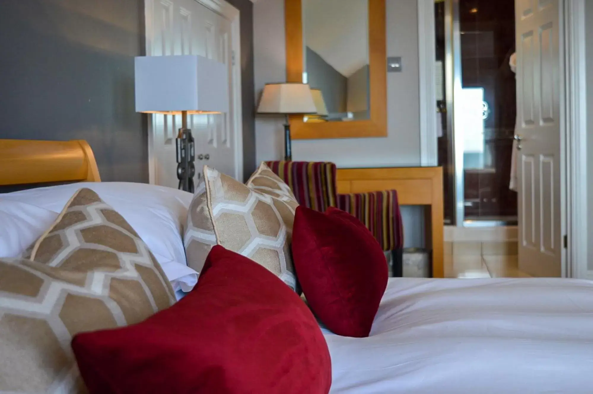 Bedroom, Bed in Pebble Beach Seaview Restaurant & Rooms Bedroom, Bed in Pebble Beach Seaview Restaurant & Rooms